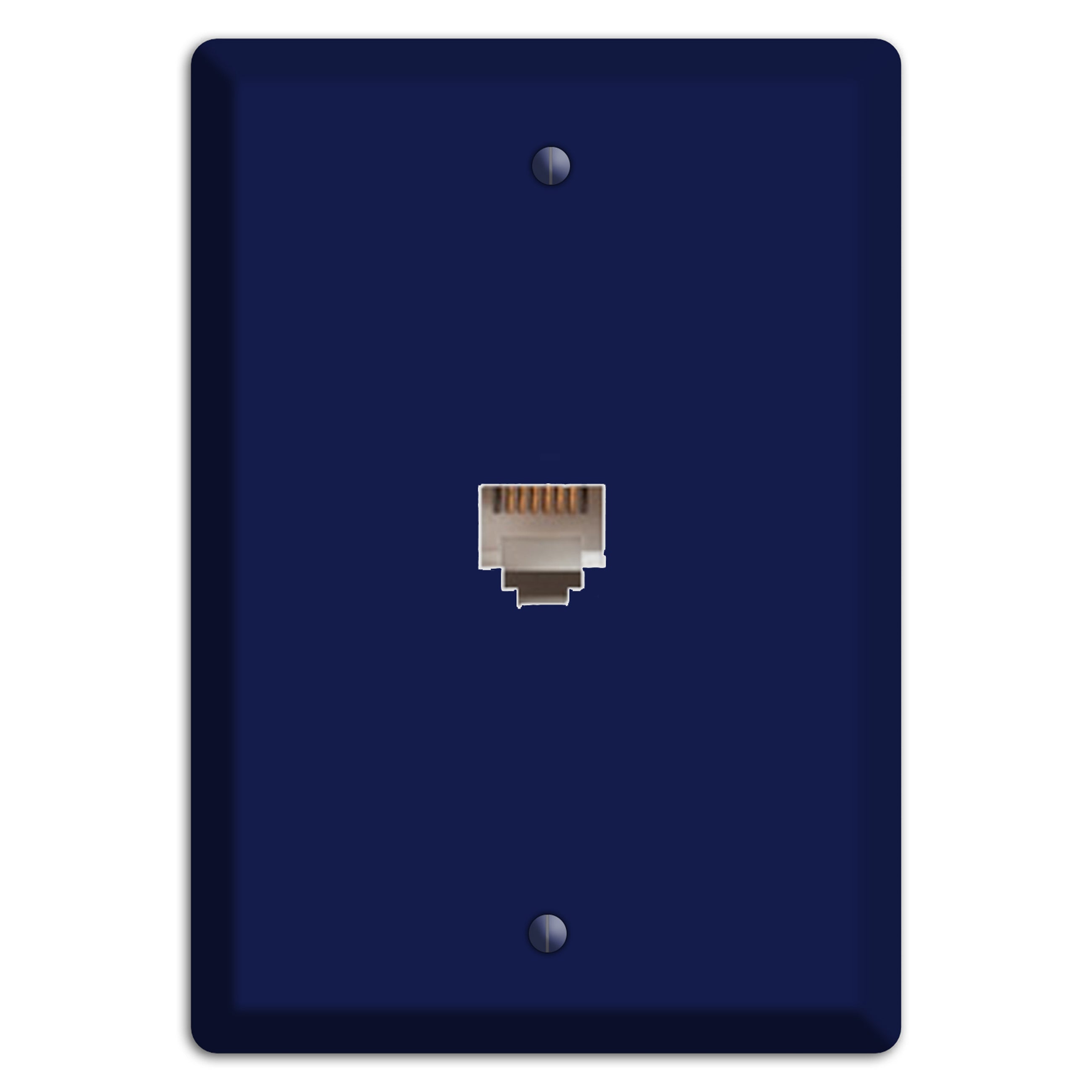 Baxter Midnight Navy Solid Phone Wallplate