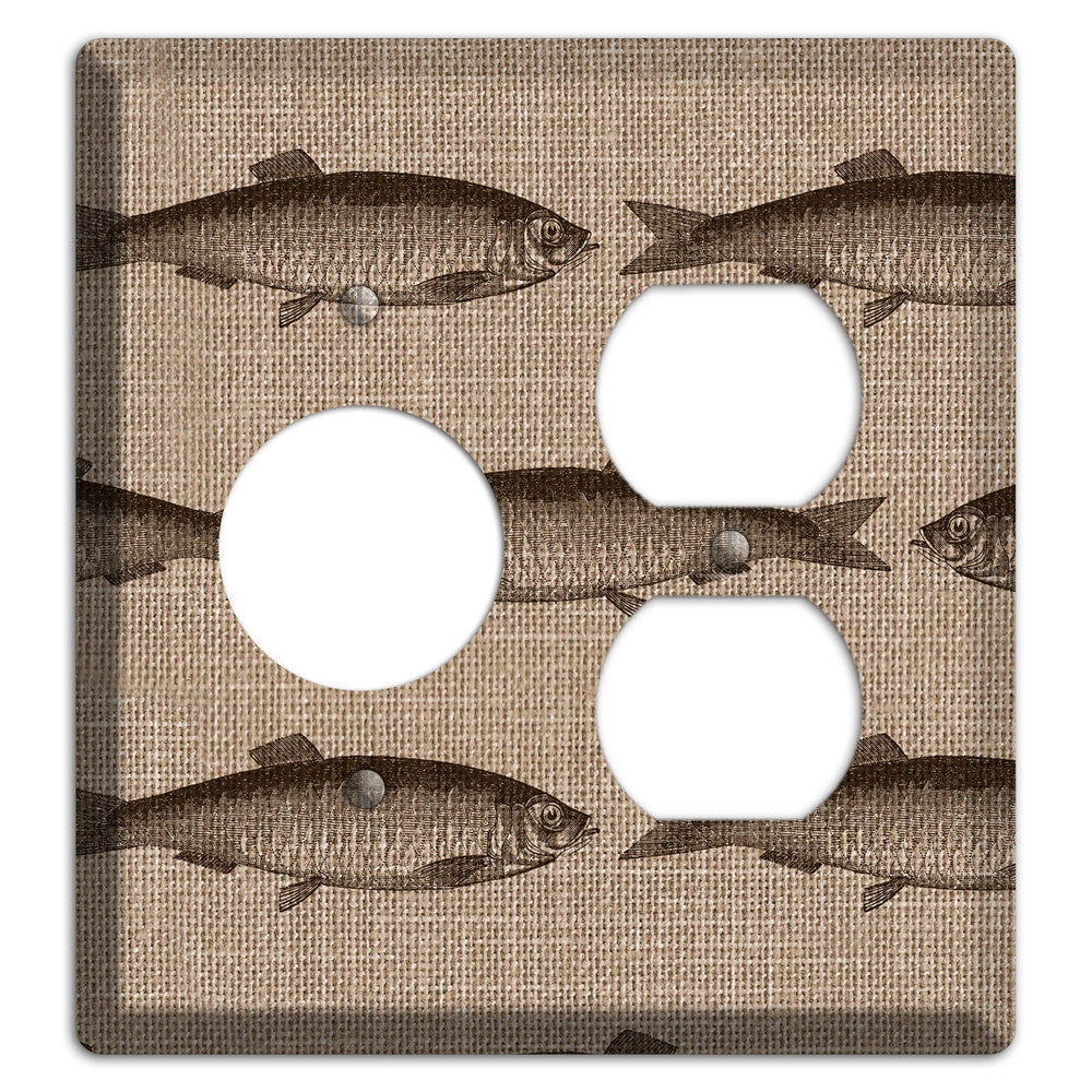 Shoal Sketch Receptacle / Duplex Wallplate