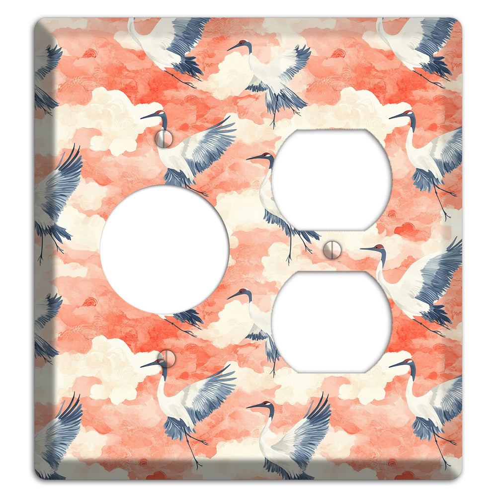Coral Sky Migration Receptacle / Duplex Wallplate