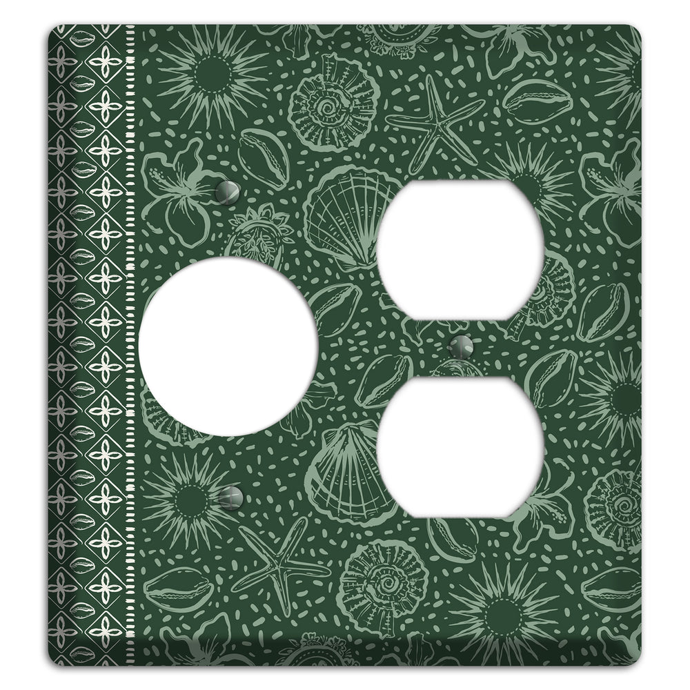 Emerald Tide Reliquary Receptacle / Duplex Wallplate