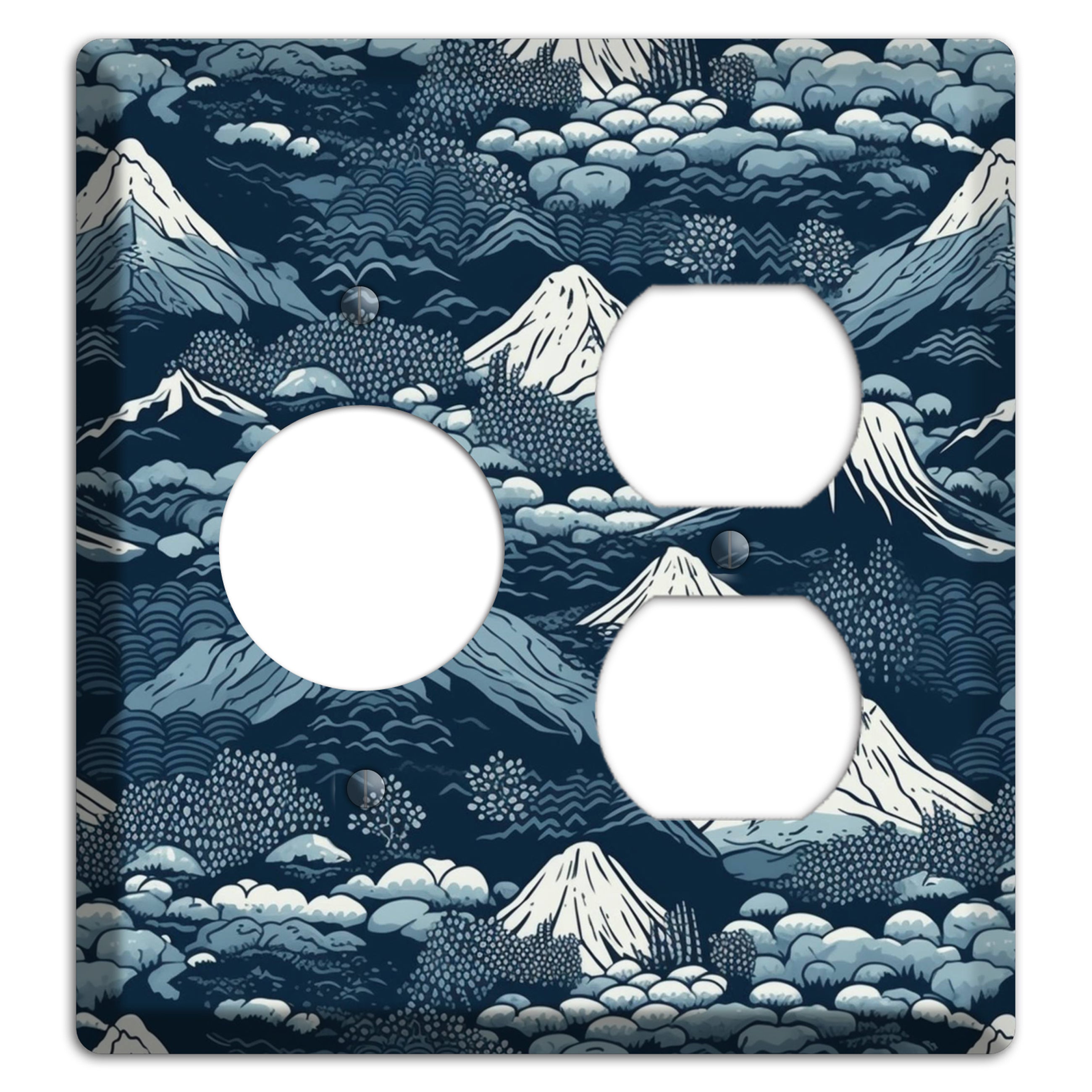 Summit & Fog Receptacle / Duplex Wallplate