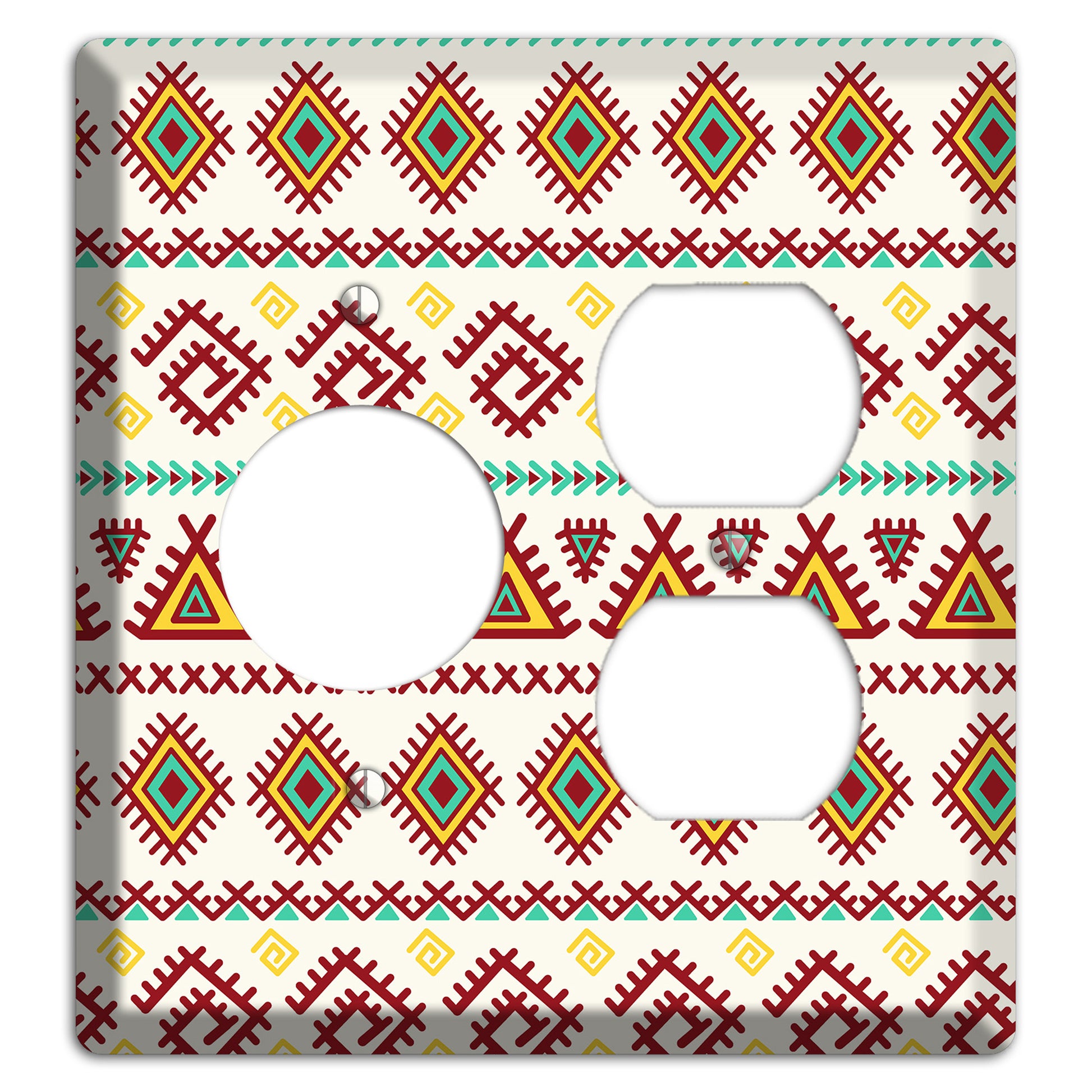 Crimson Tapestry Receptacle / Duplex Wallplate