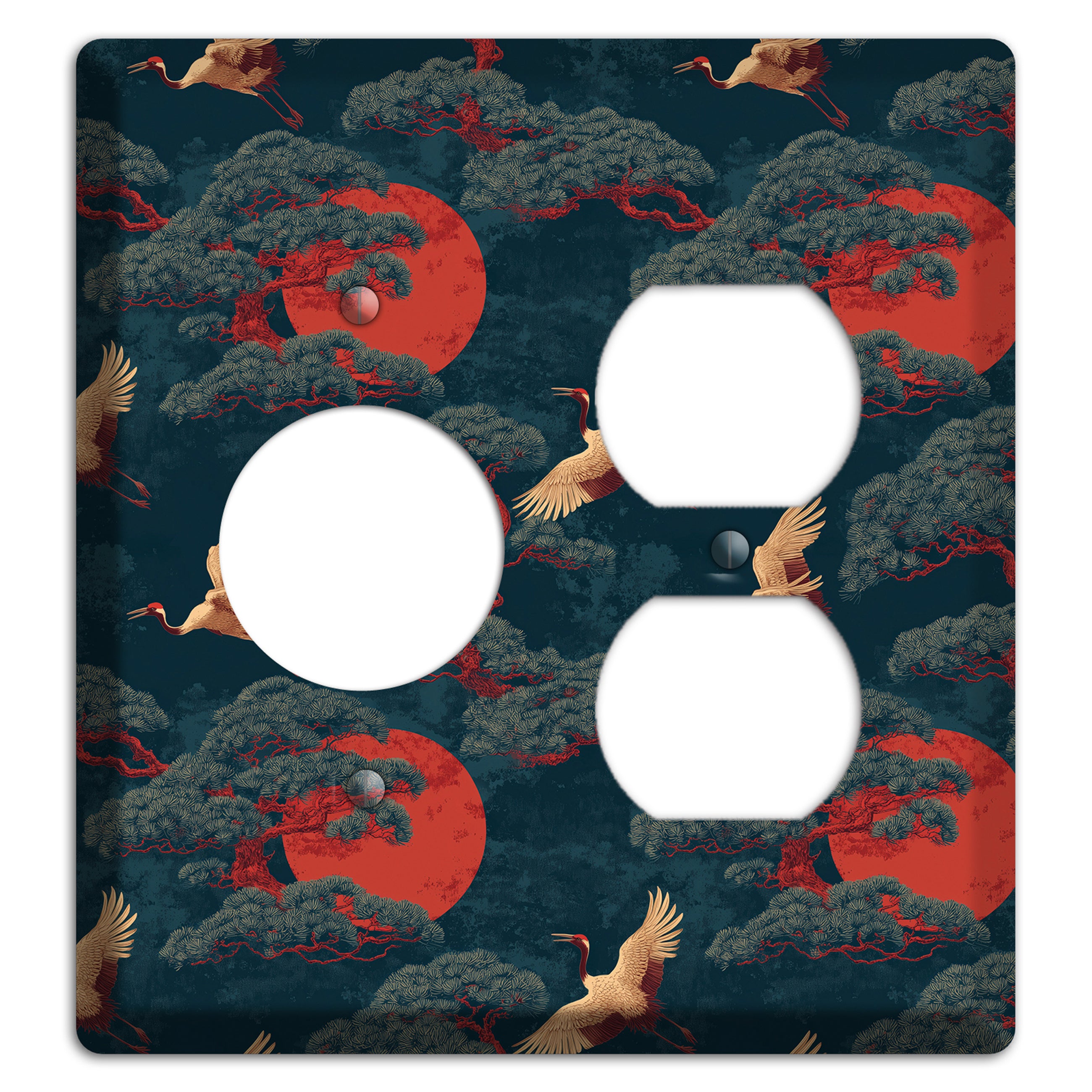 Vermillion Moon Ascent Receptacle / Duplex Wallplate