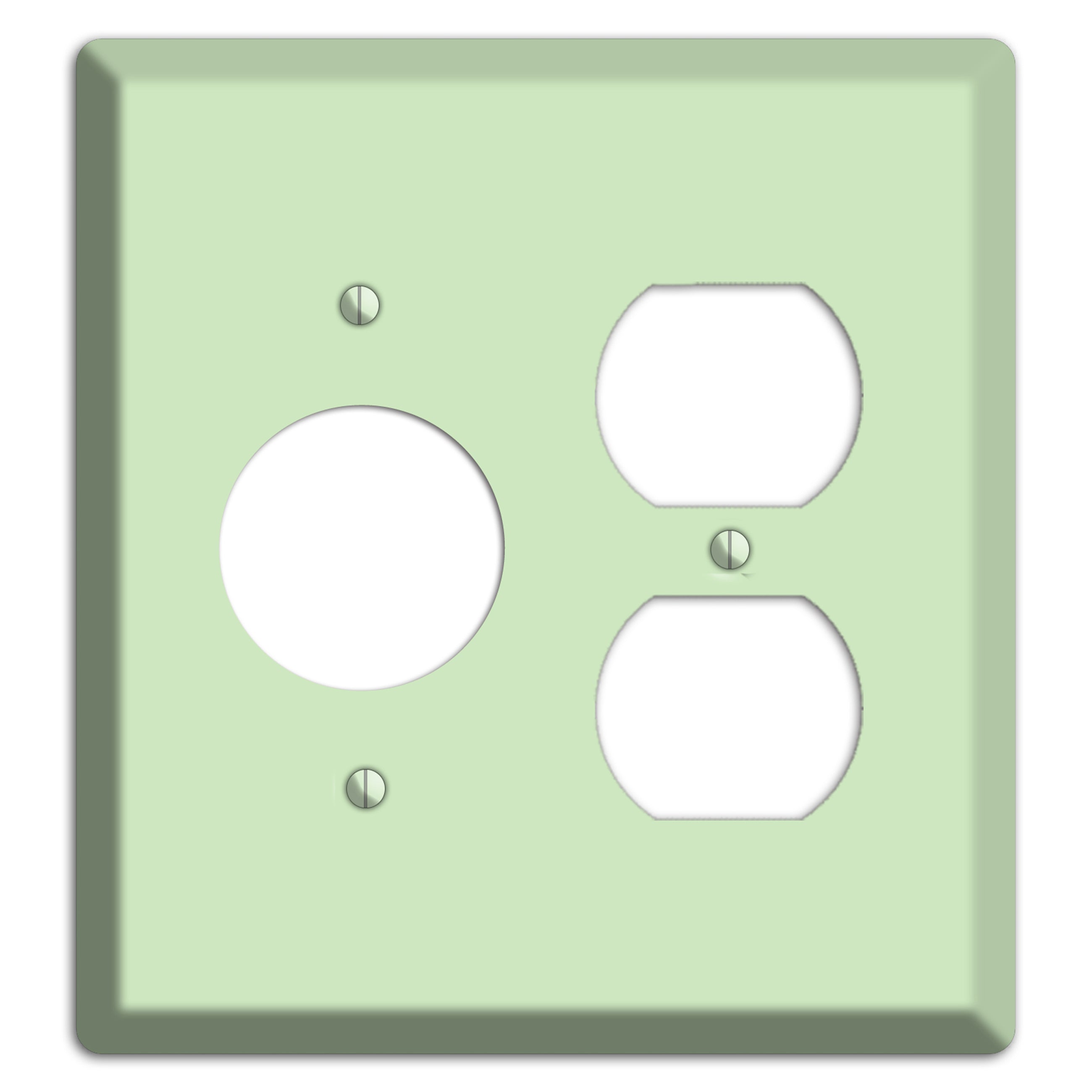 Baxter Mint Receptacle / Duplex Wallplate