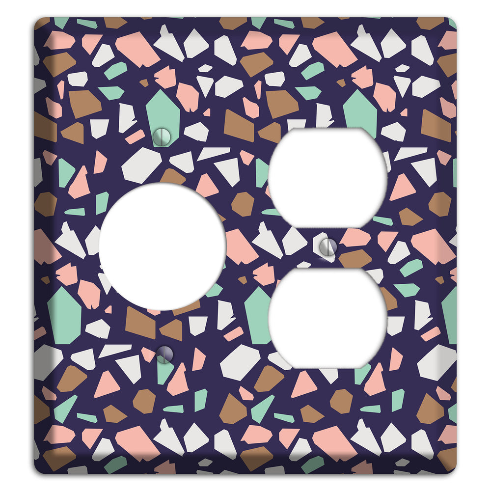 Midnight Mosaic Receptacle / Duplex Wallplate