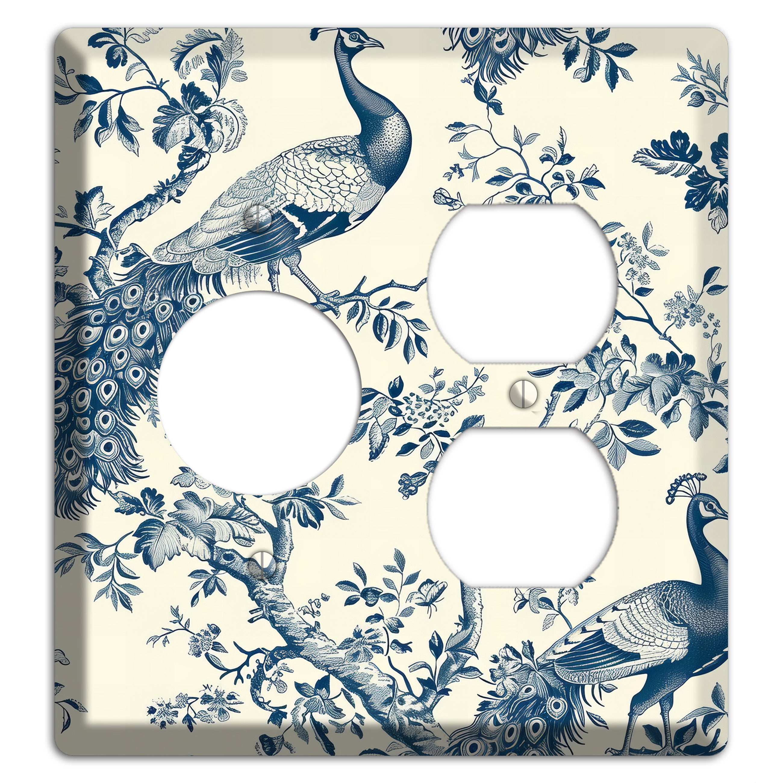 Peacock Court Receptacle / Duplex Wallplate