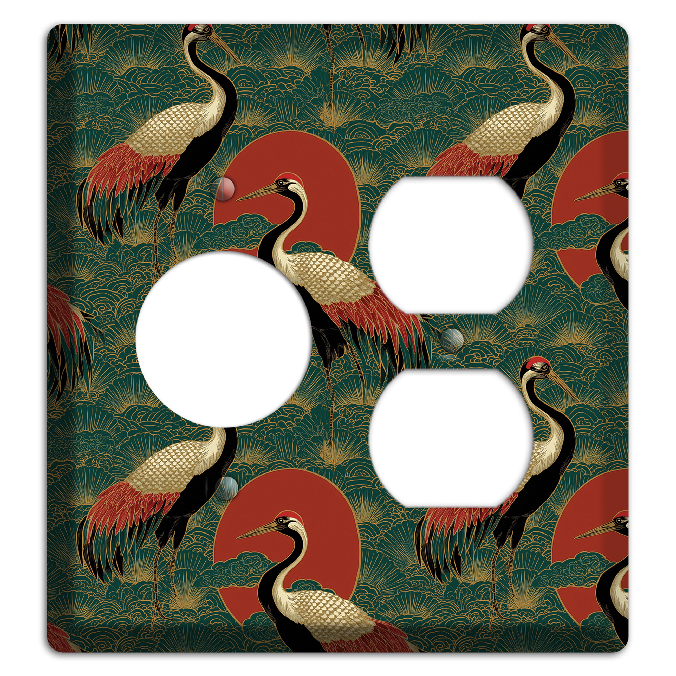 Jade Sun Sentinels Receptacle / Duplex Wallplate