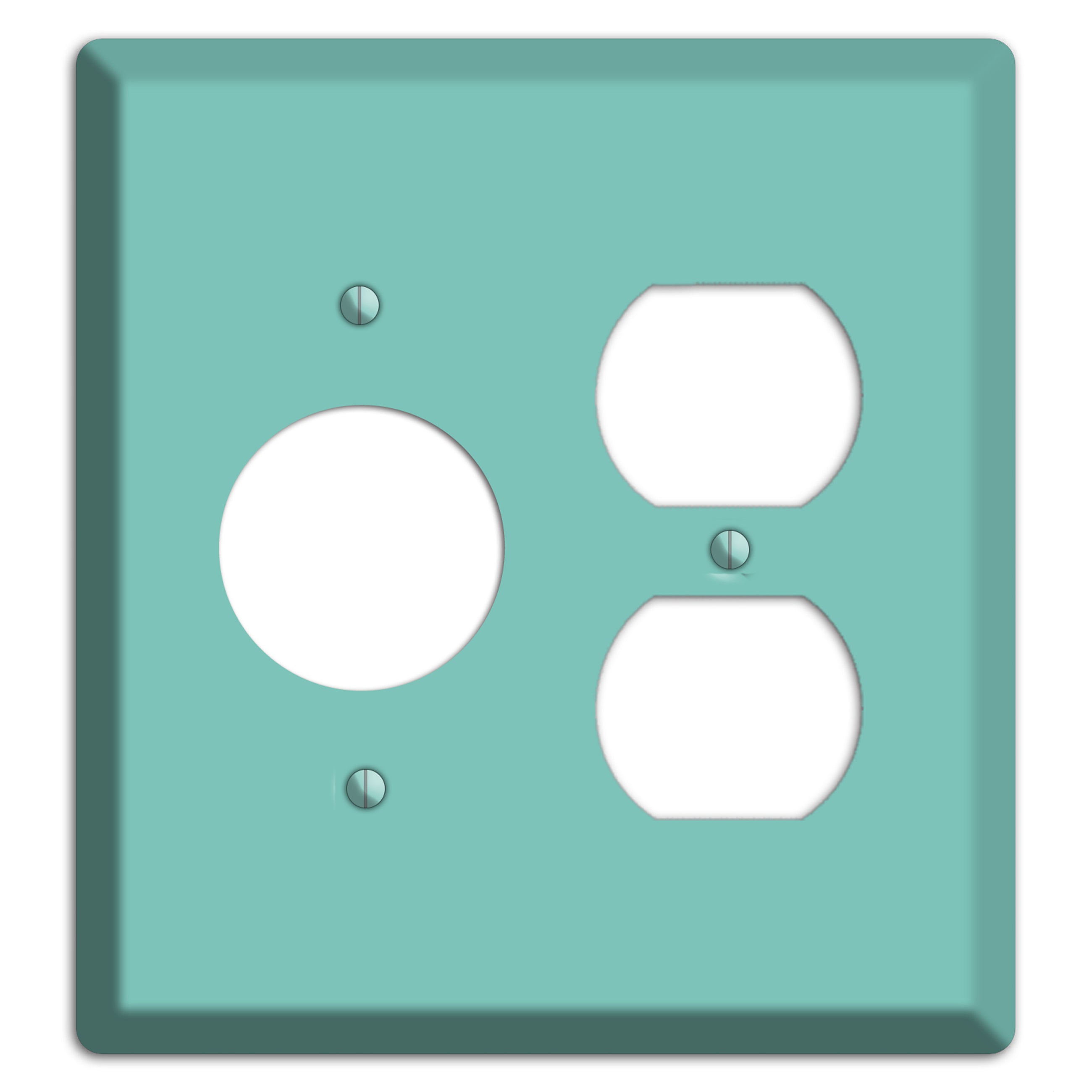Baxter Seafoam Receptacle / Duplex Wallplate