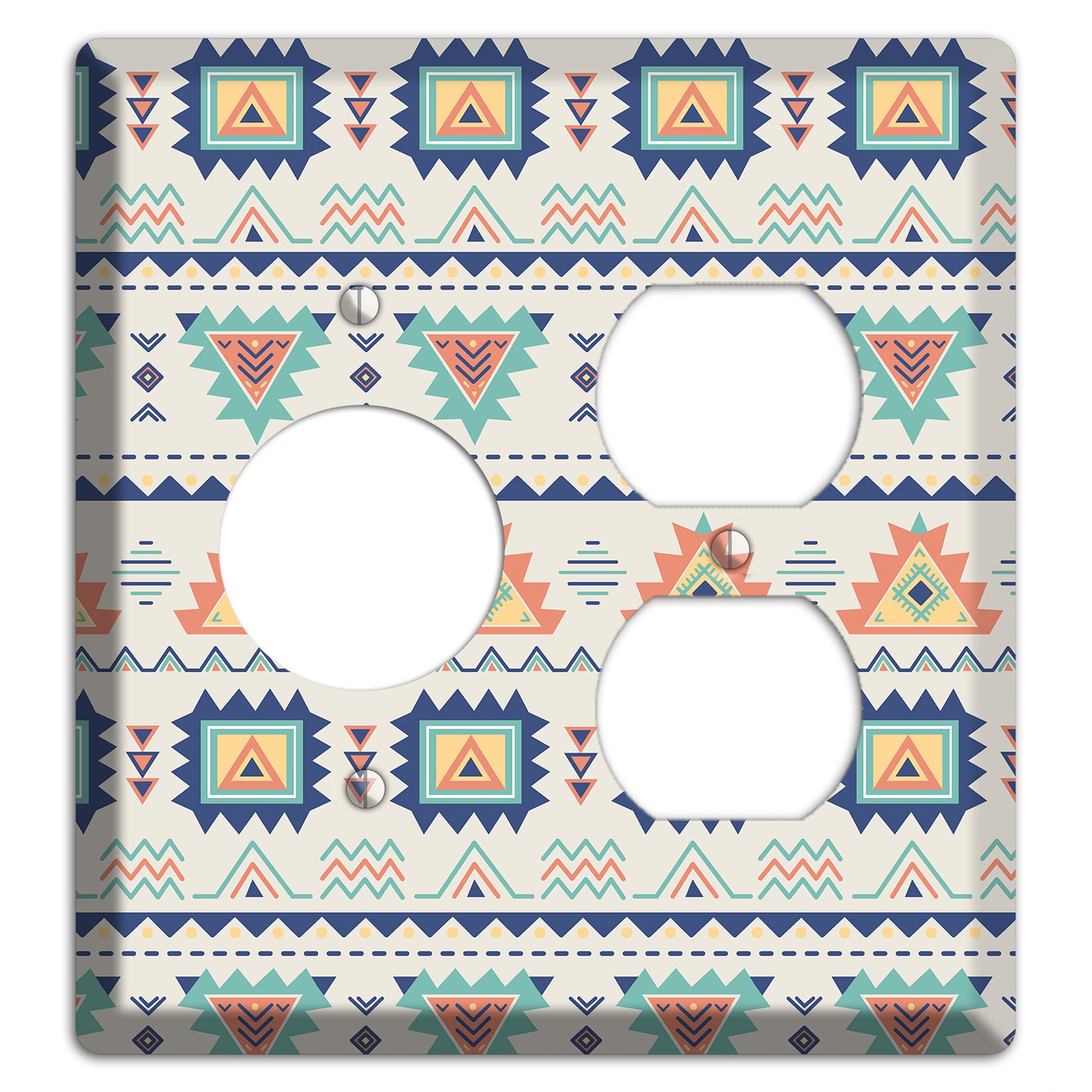 Desert Geometry Receptacle / Duplex Wallplate