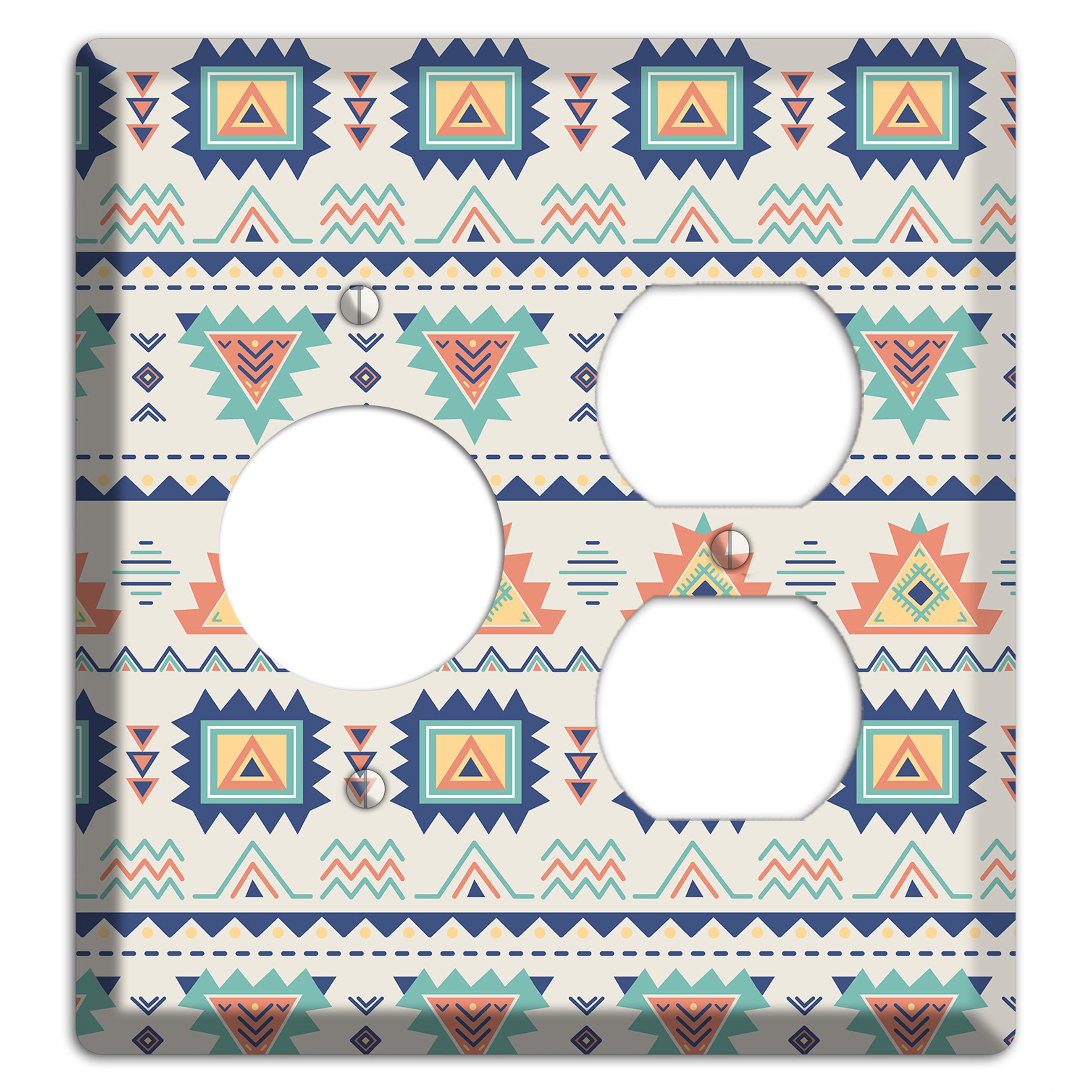 Desert Geometry Receptacle / Duplex Wallplate