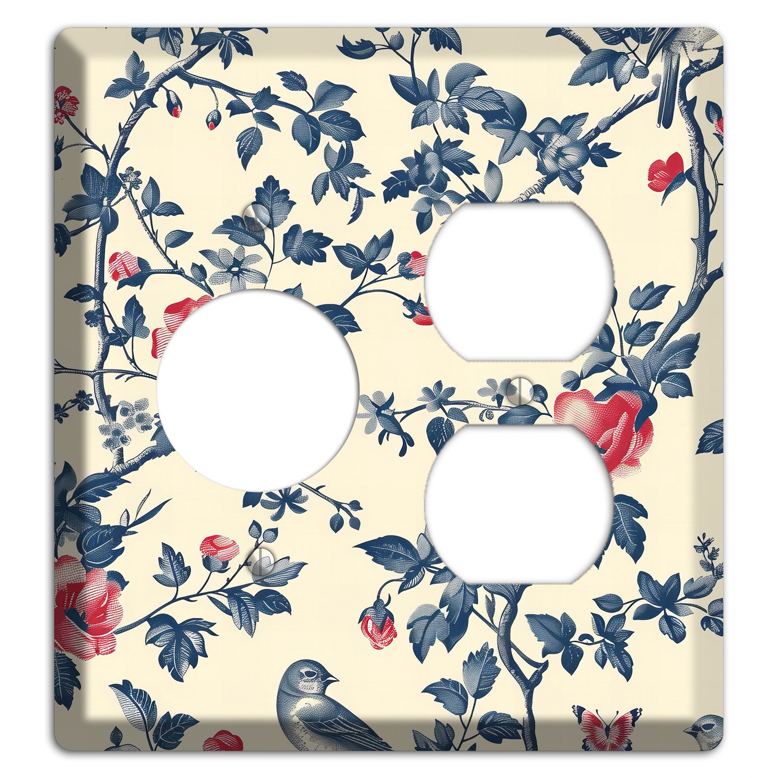 Songbirds & Thorns Receptacle / Duplex Wallplate