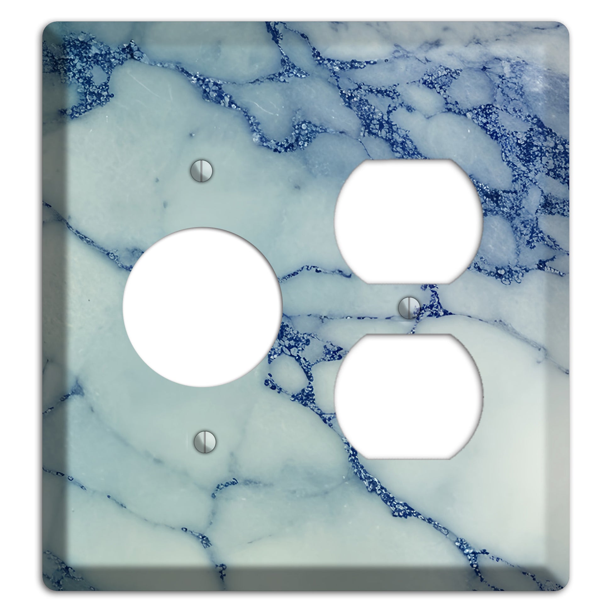 Opal marble Receptacle / Duplex Wallplate