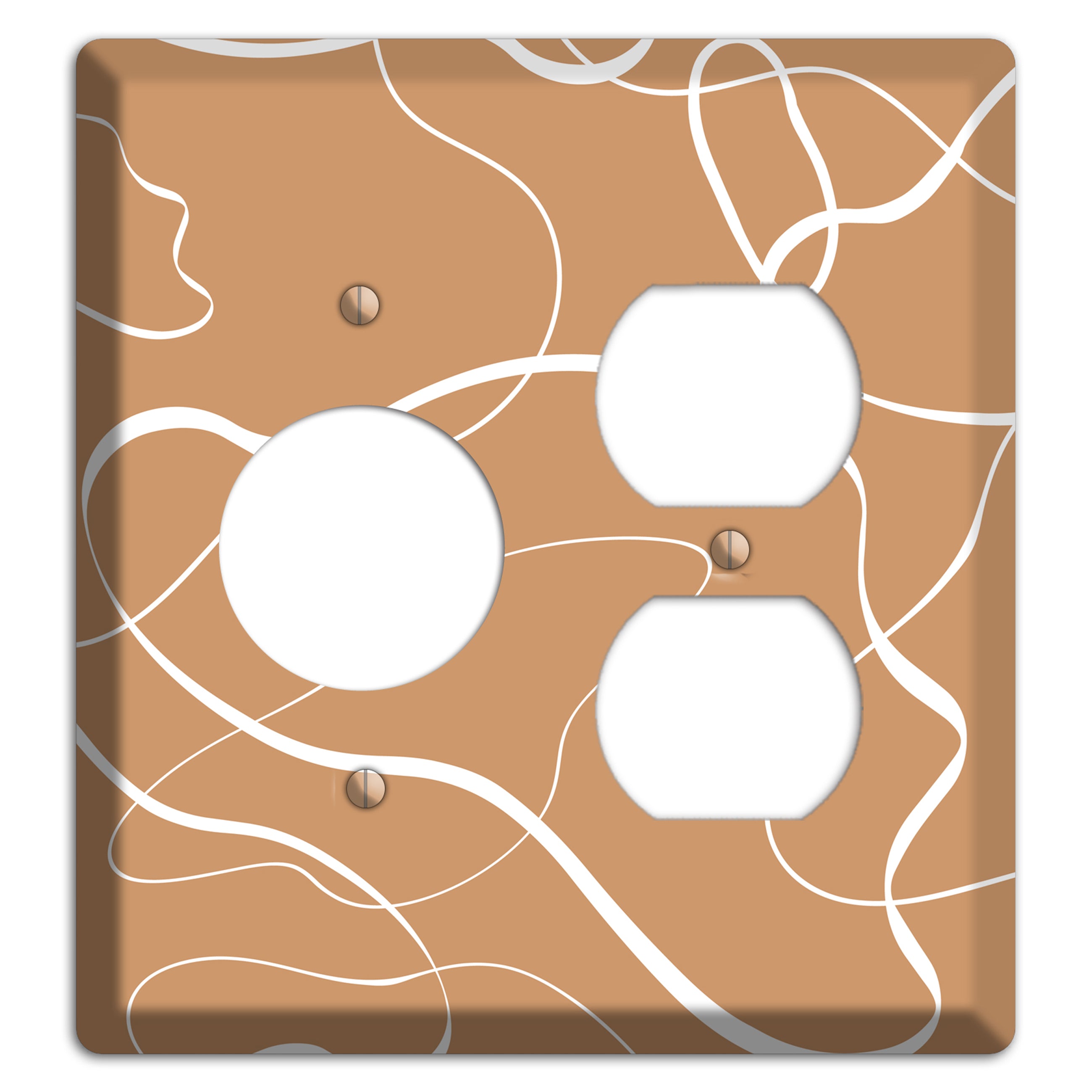 Wandering Thread Receptacle / Duplex Wallplate