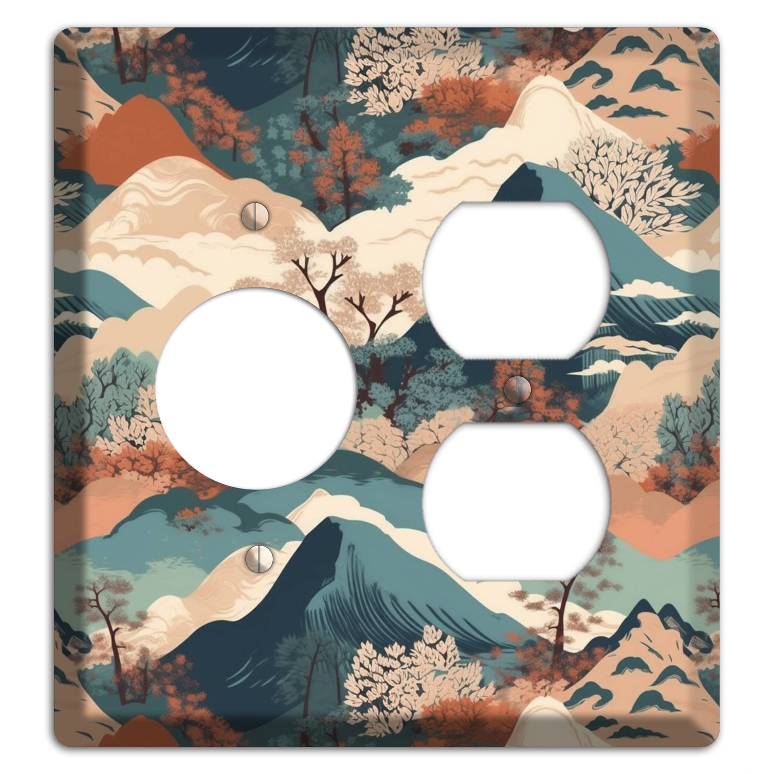 Mountain Reverie Receptacle / Duplex Wallplate