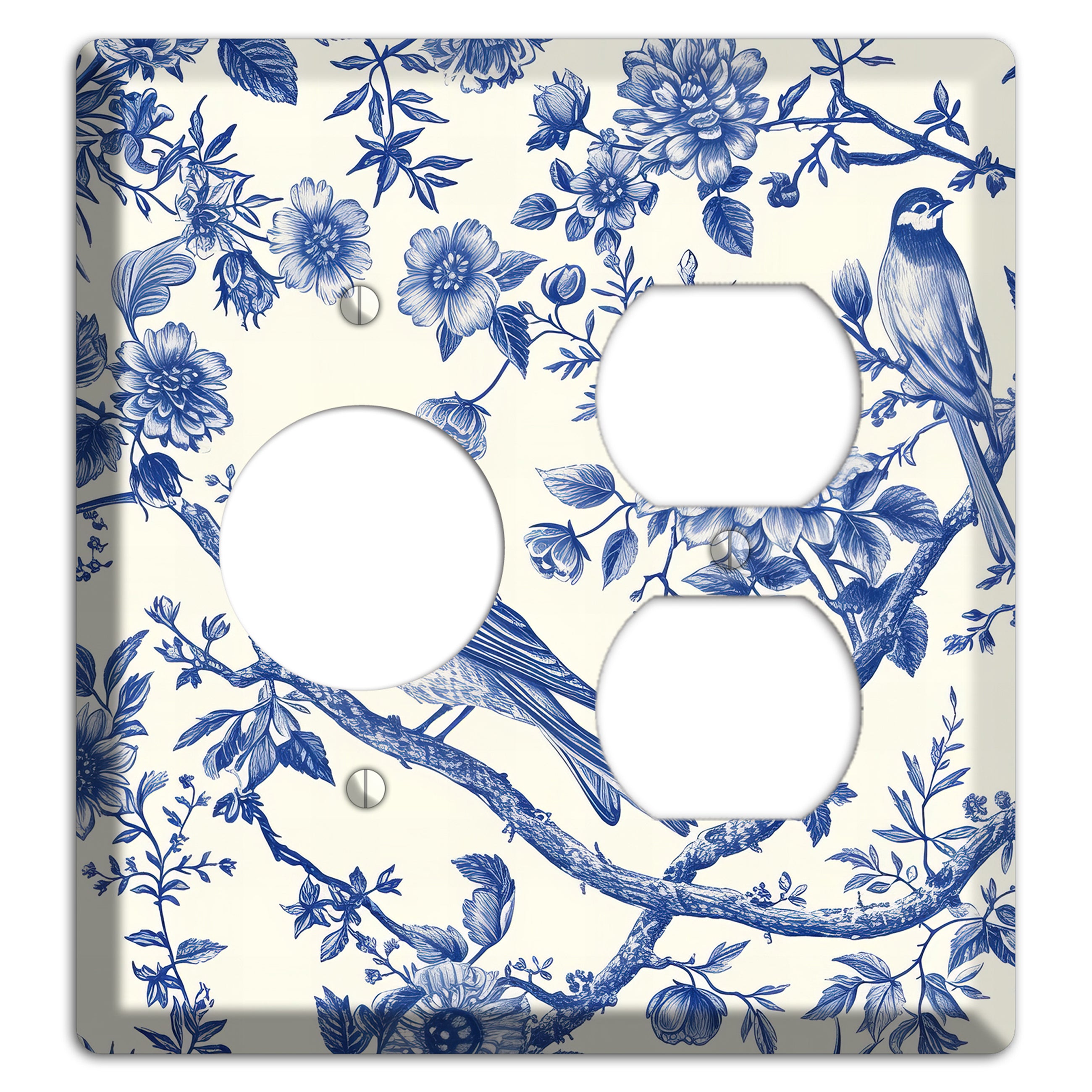 Willow Song Garden Receptacle / Duplex Wallplate