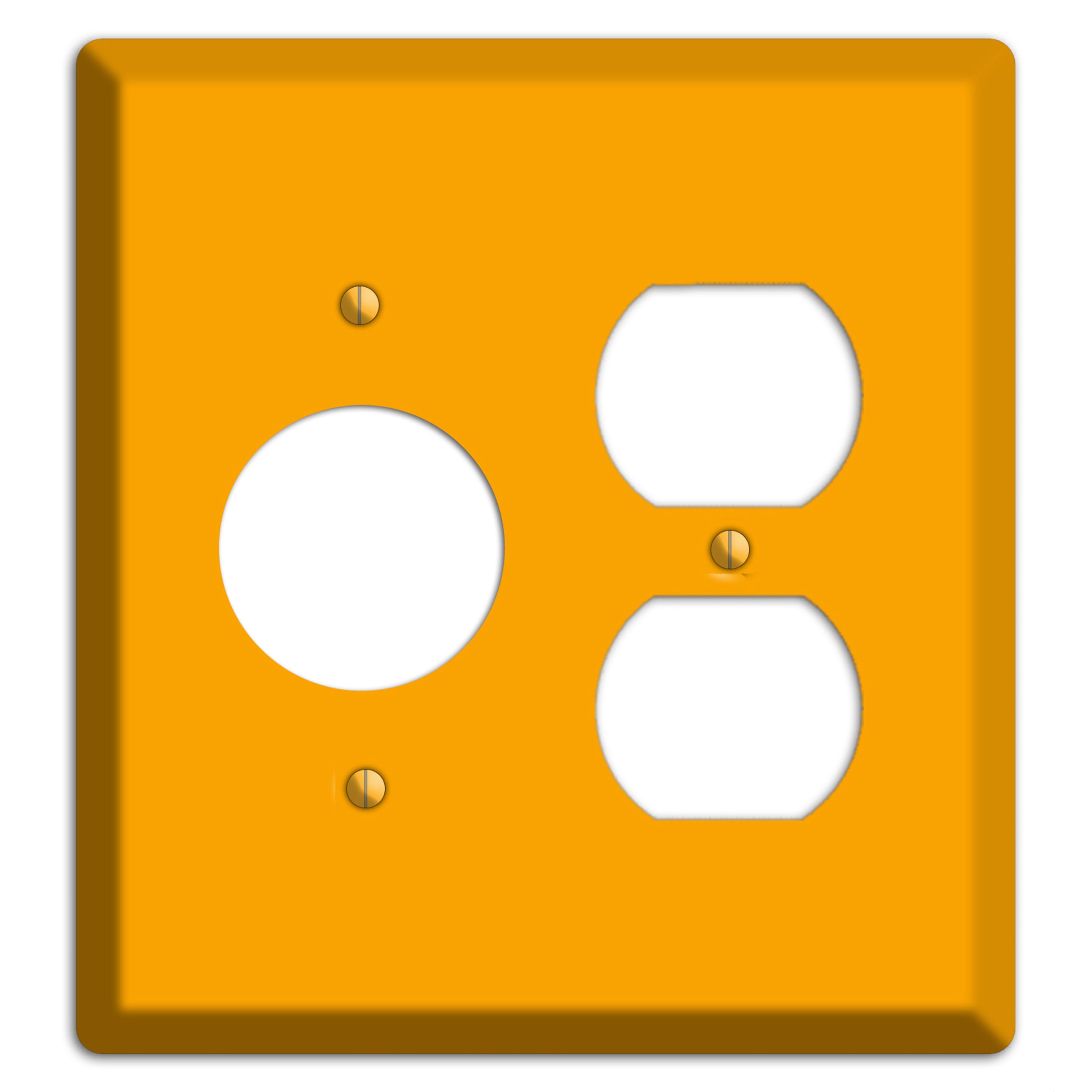 Baxter Mustard Receptacle / Duplex Wallplate