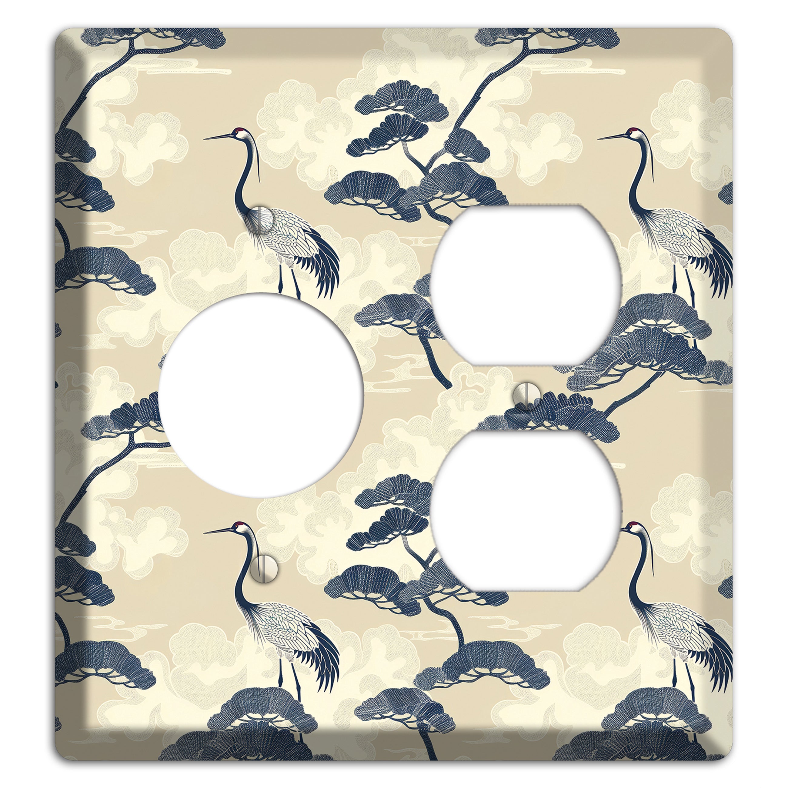 Indigo Pine Serenity Receptacle / Duplex Wallplate