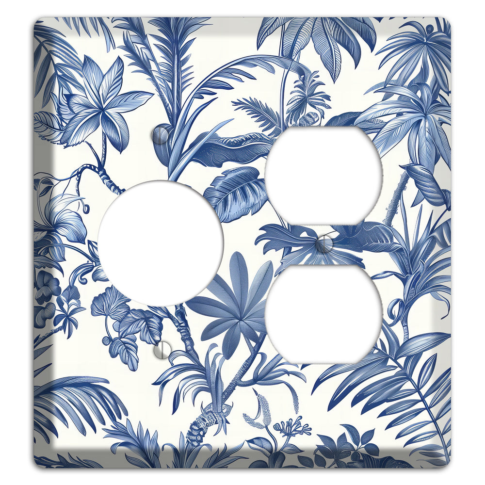Tropic Indigo Reverie Receptacle / Duplex Wallplate