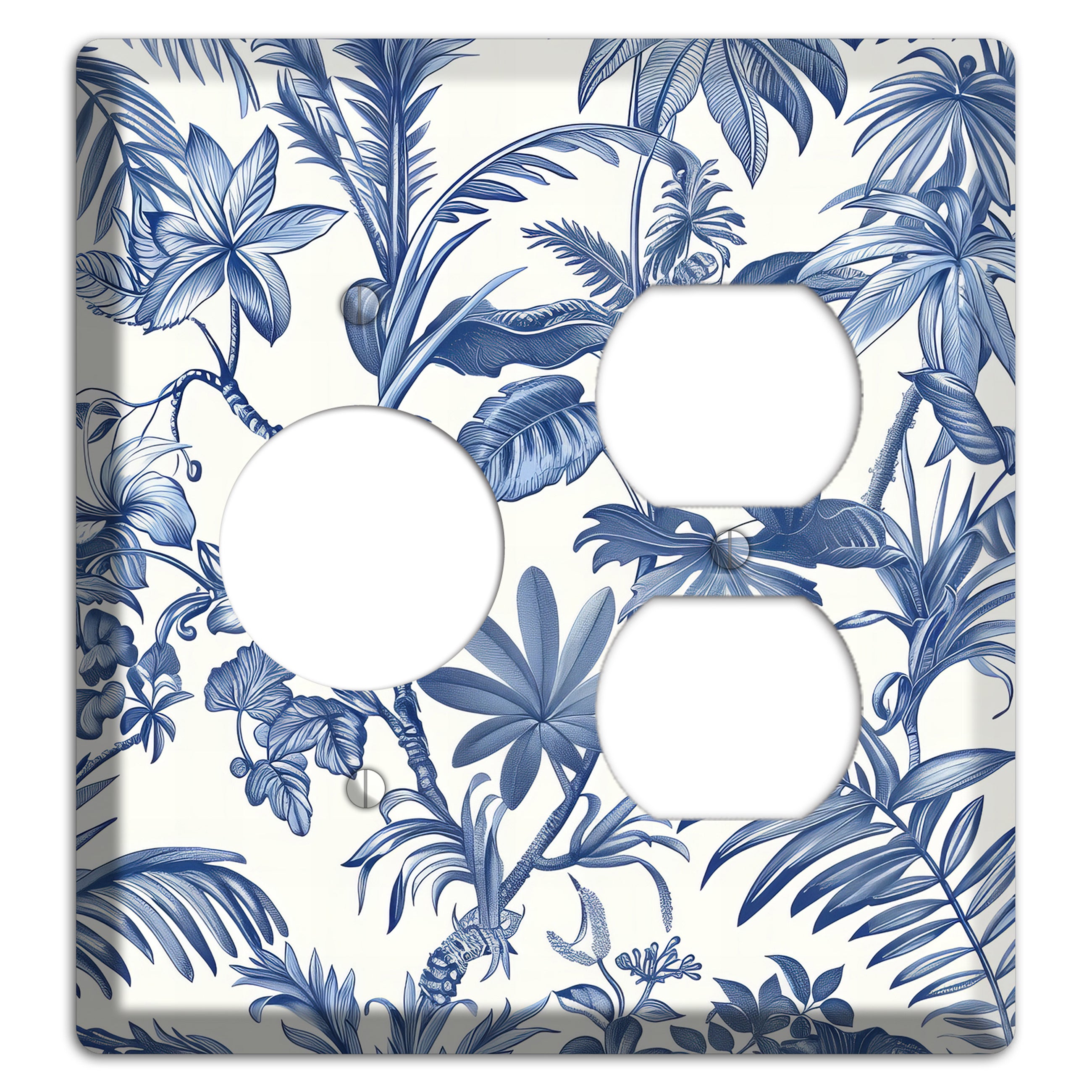 Tropic Indigo Reverie Receptacle / Duplex Wallplate