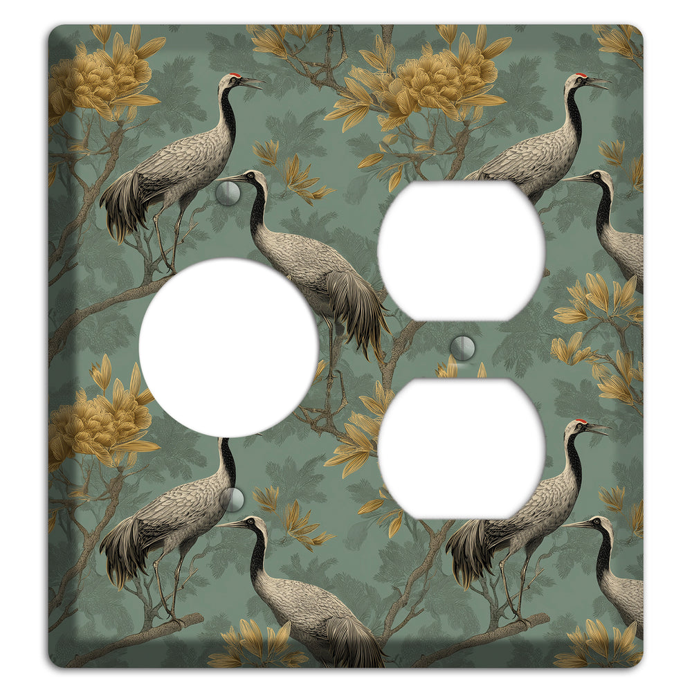 Sage Garden Vigil Receptacle / Duplex Wallplate