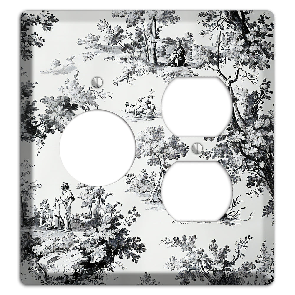 Pastoral Whisper Receptacle / Duplex Wallplate