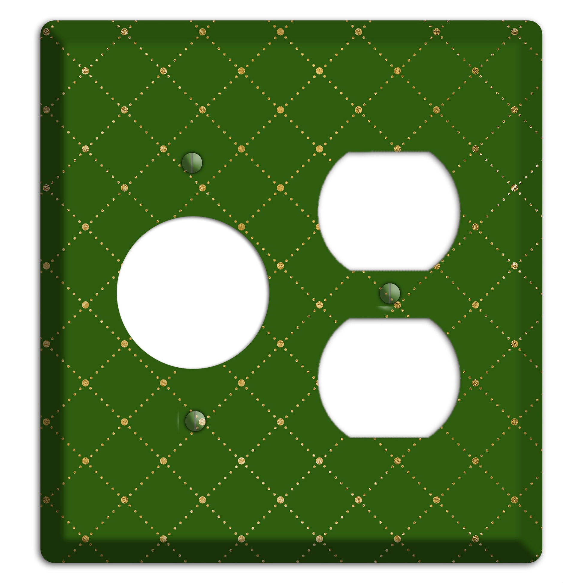 Beaded Lattice Receptacle / Duplex Wallplate