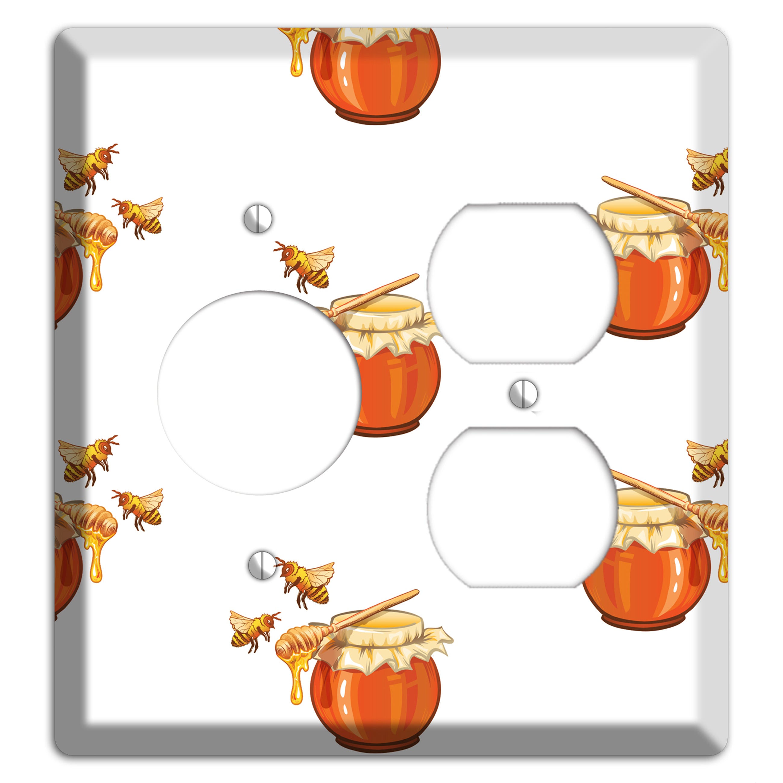 Honey & Hive Receptacle / Duplex Wallplate