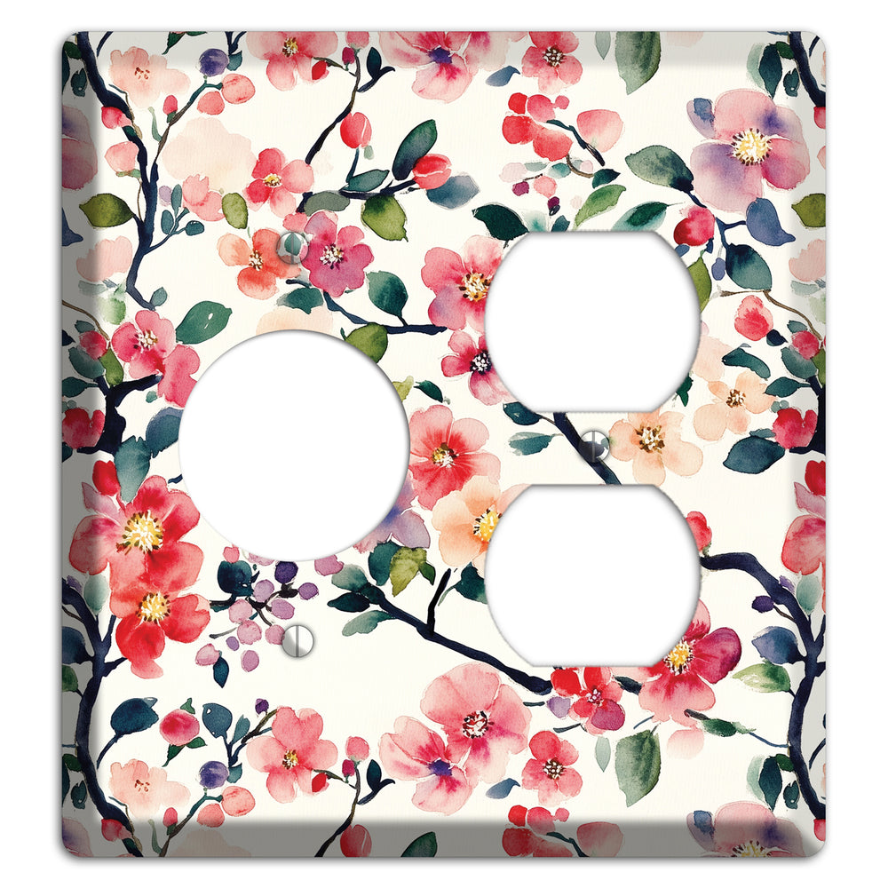 Blossom & Bough Receptacle / Duplex Wallplate