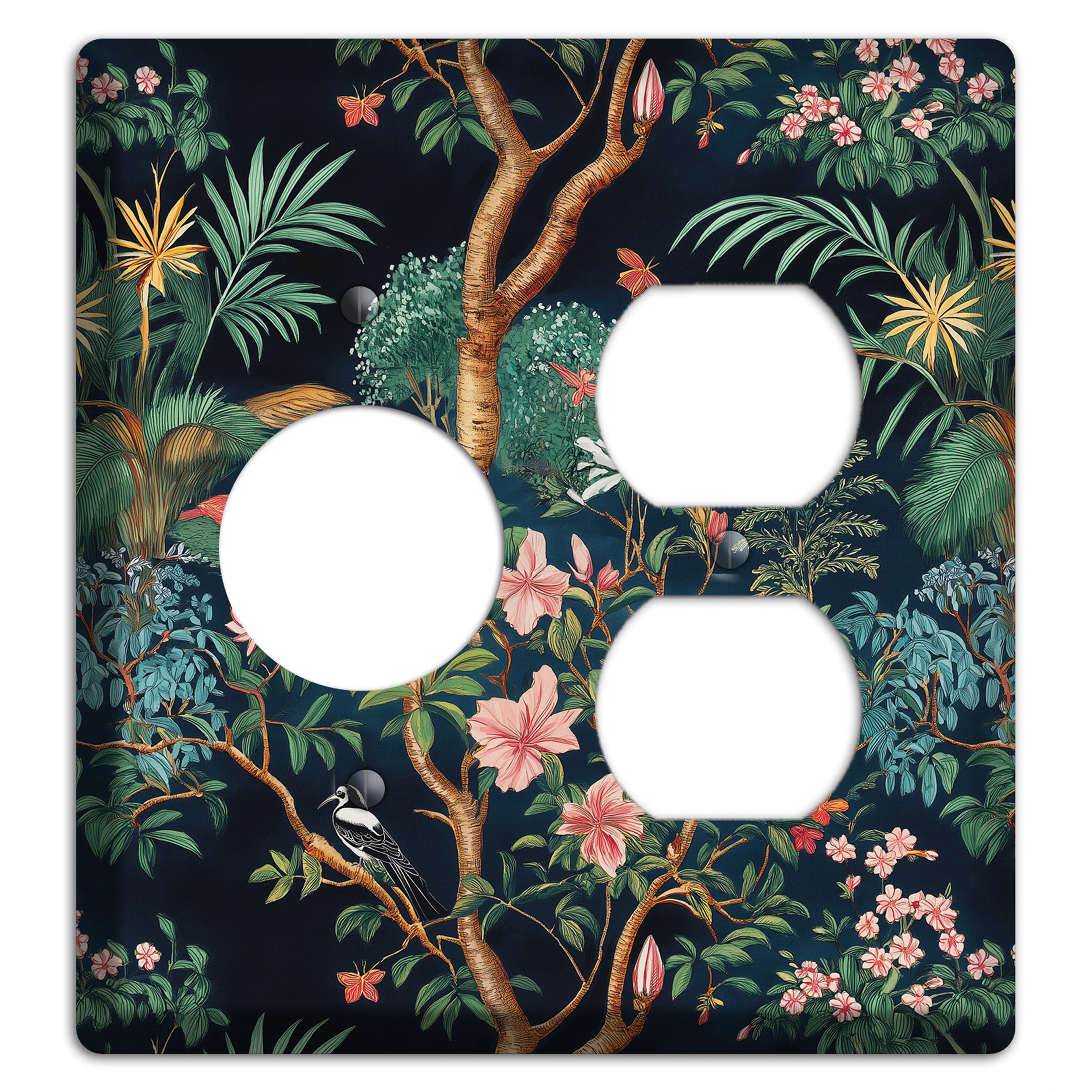 Jungle Nocturne Receptacle / Duplex Wallplate