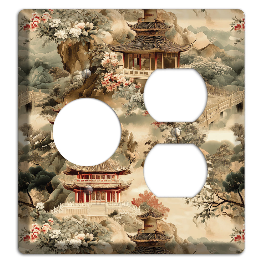 Jade Mountain Reverie Receptacle / Duplex Wallplate