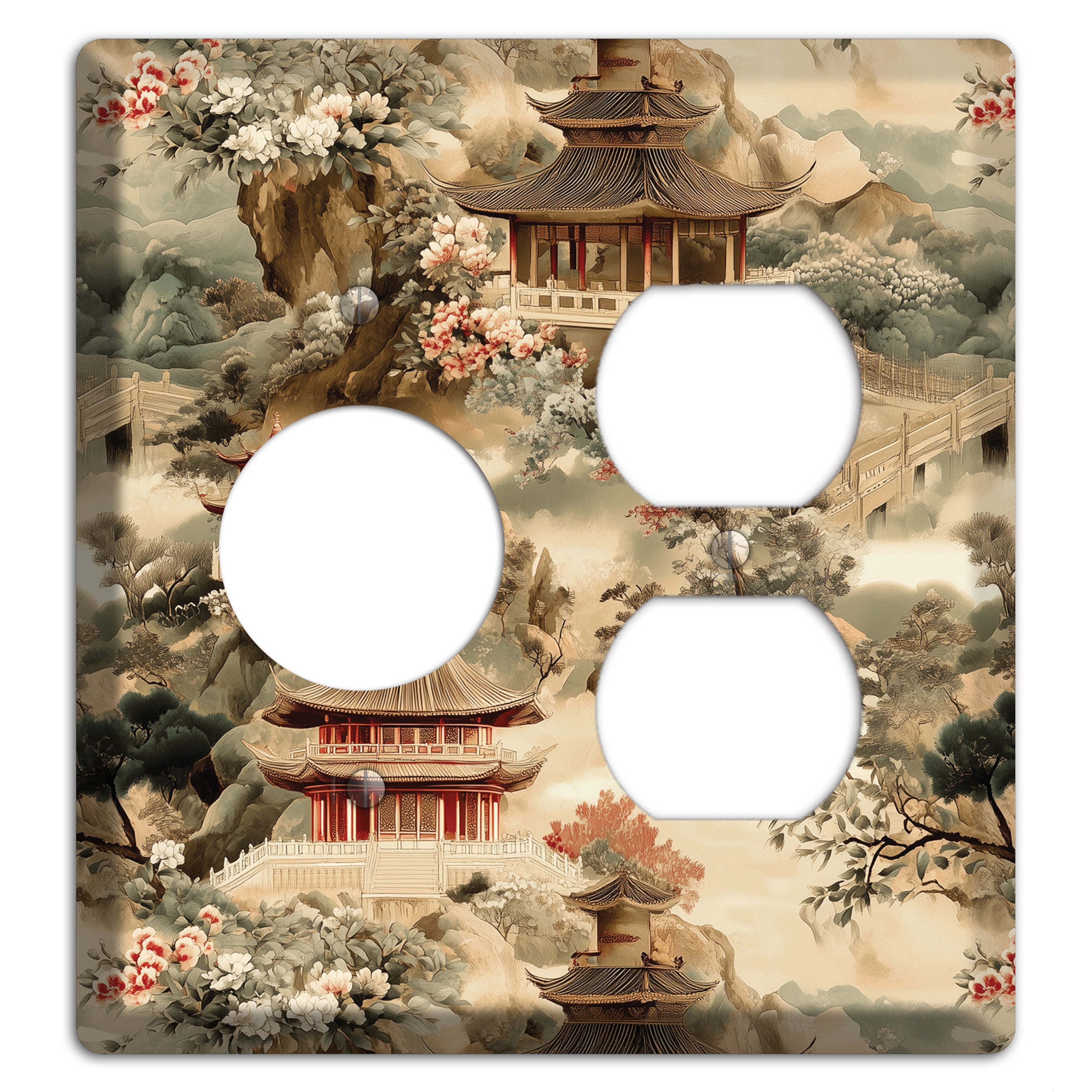 Jade Mountain Reverie Receptacle / Duplex Wallplate