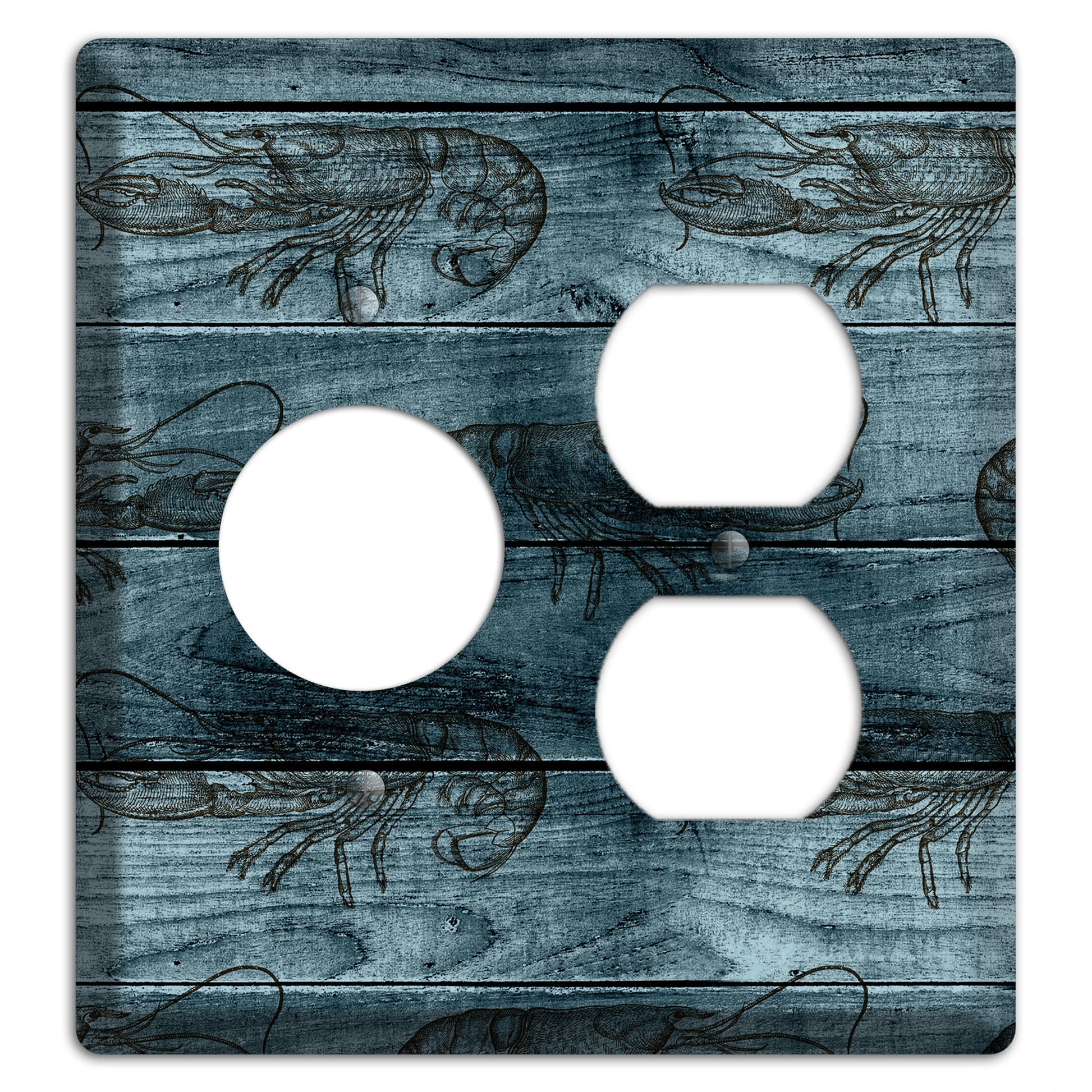 Lobster Ledger Receptacle / Duplex Wallplate