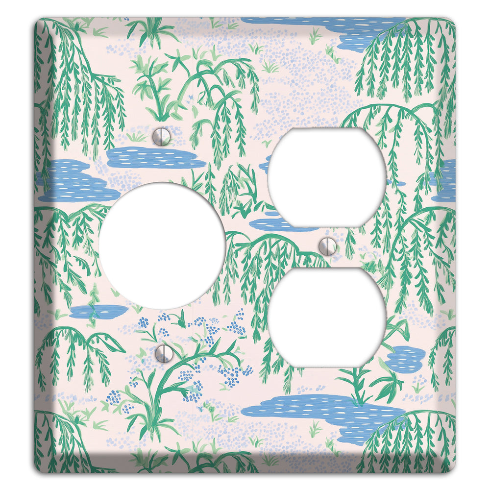 Willow & Still Water Receptacle / Duplex Wallplate