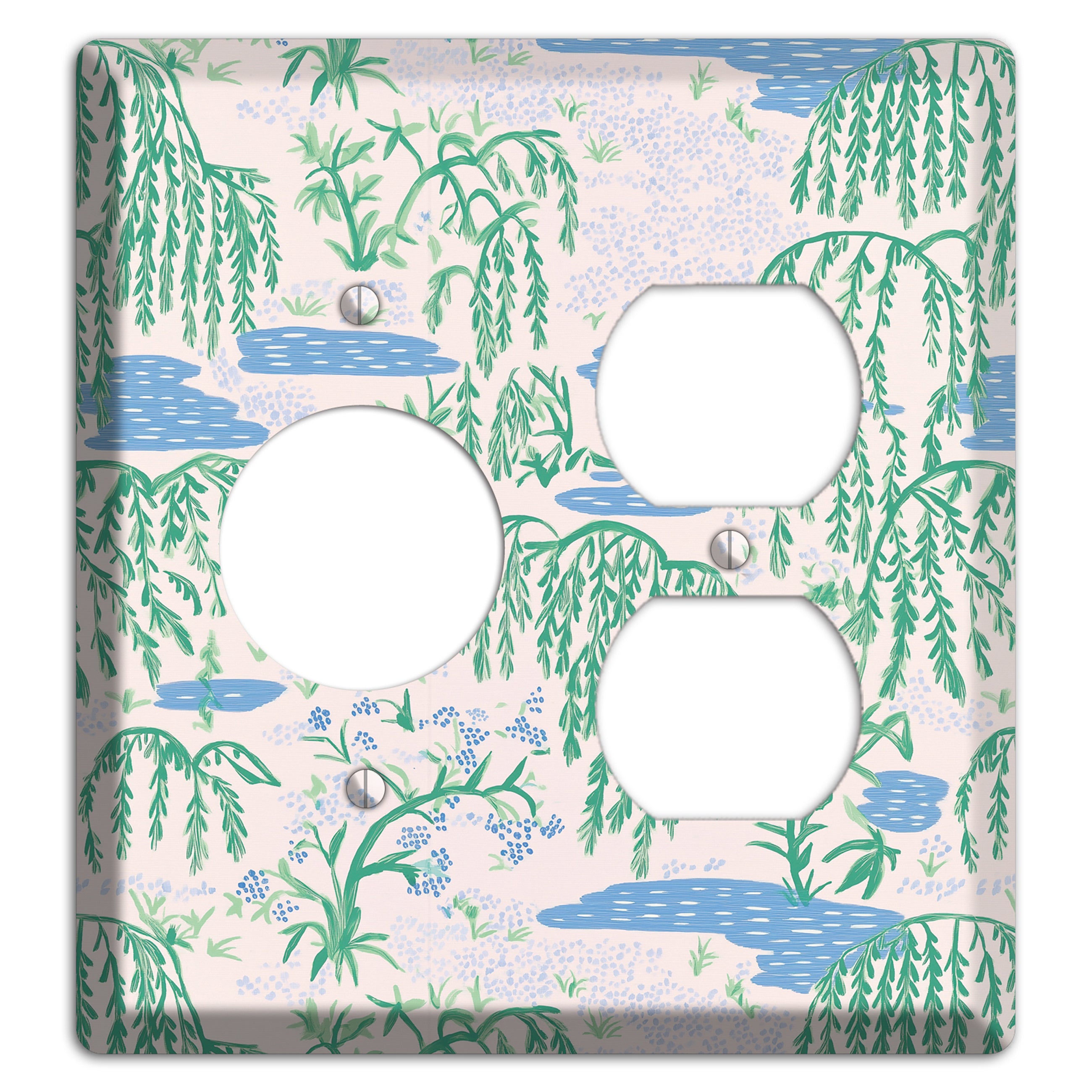 Willow & Still Water Receptacle / Duplex Wallplate