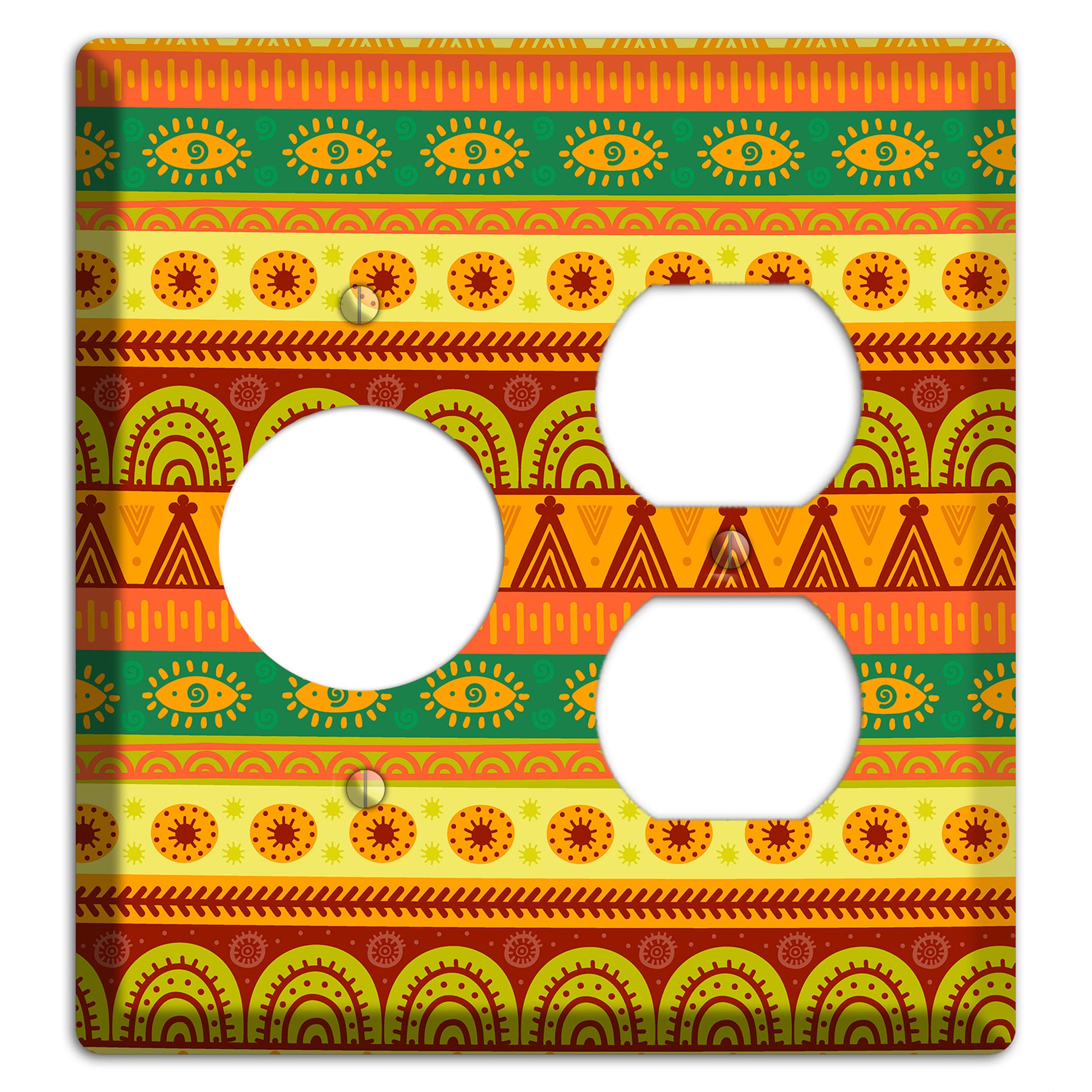 Ethnic Harmony Receptacle / Duplex Wallplate