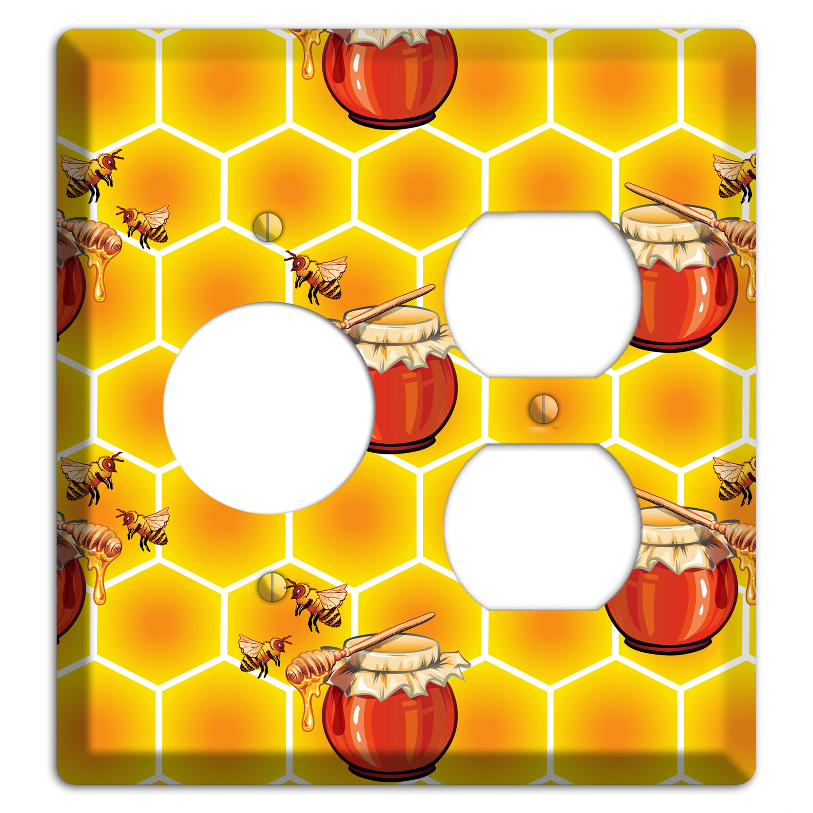 Harvest Season Repeating Receptacle / Duplex Wallplate