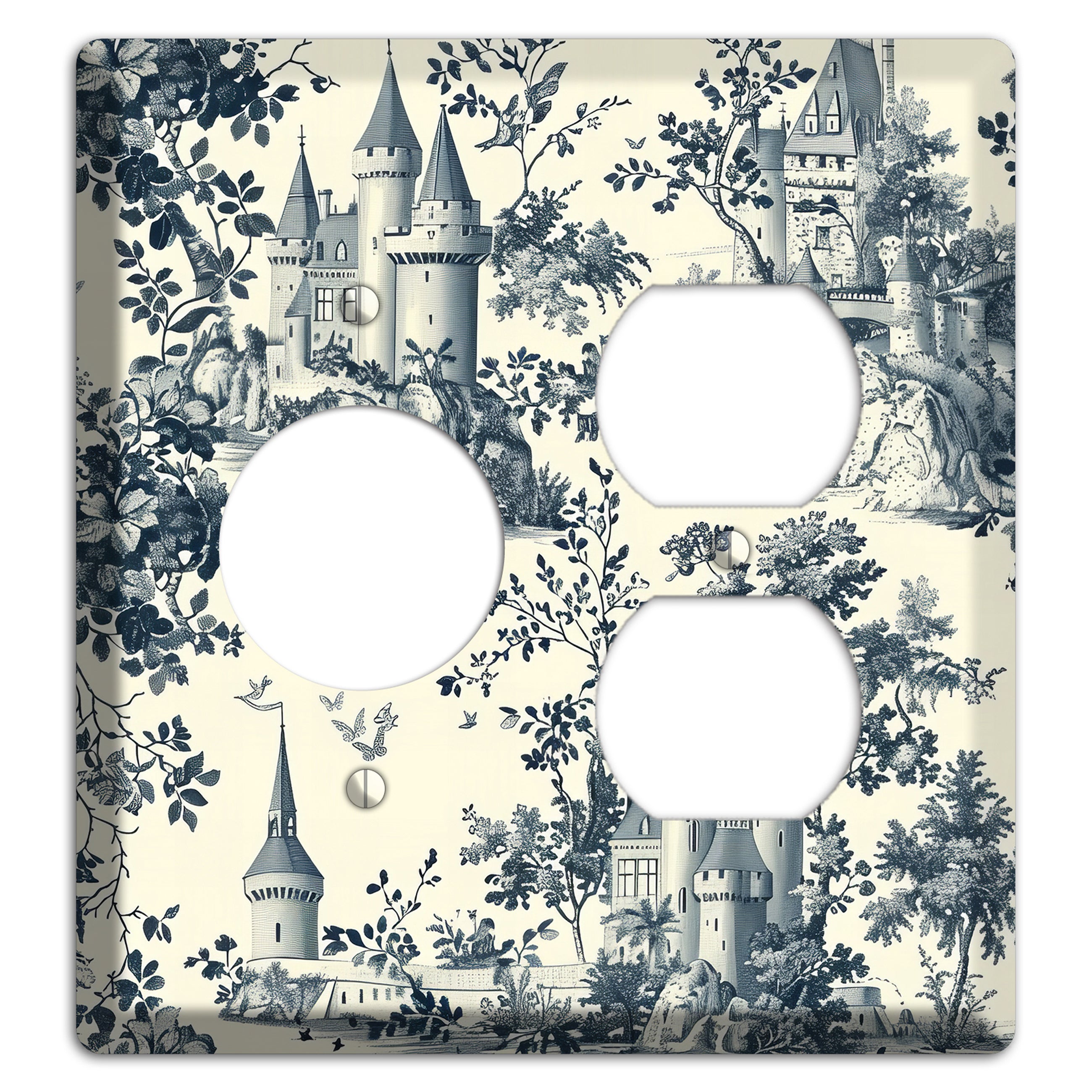Castle & Crown Receptacle / Duplex Wallplate