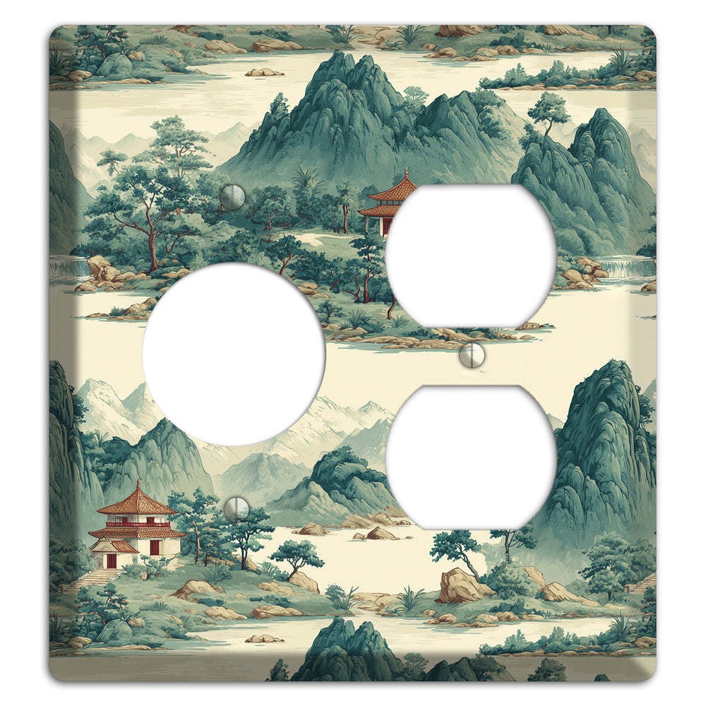 Mist & Pavilion Receptacle / Duplex Wallplate