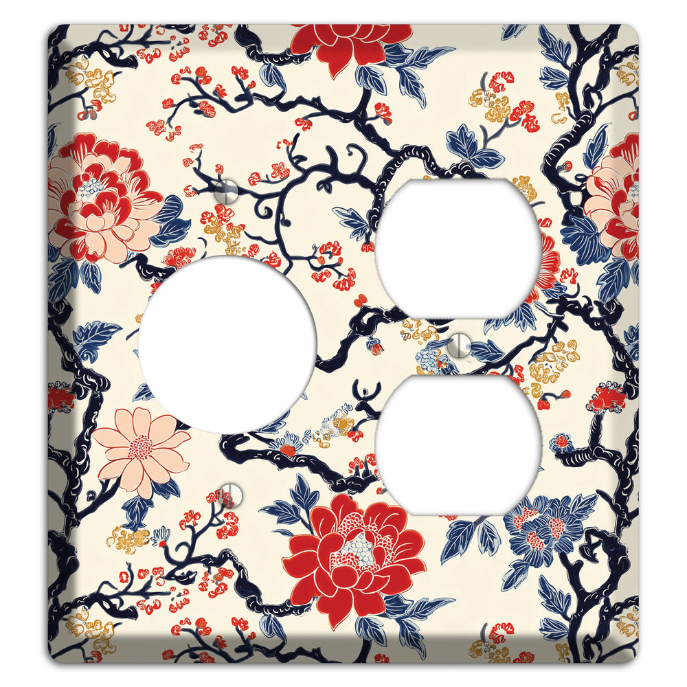 Crimson Branch Reverie Receptacle / Duplex Wallplate