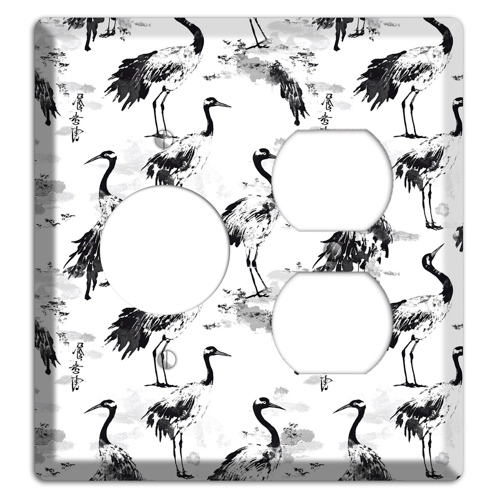 Sumi Ink Vigil Receptacle / Duplex Wallplate