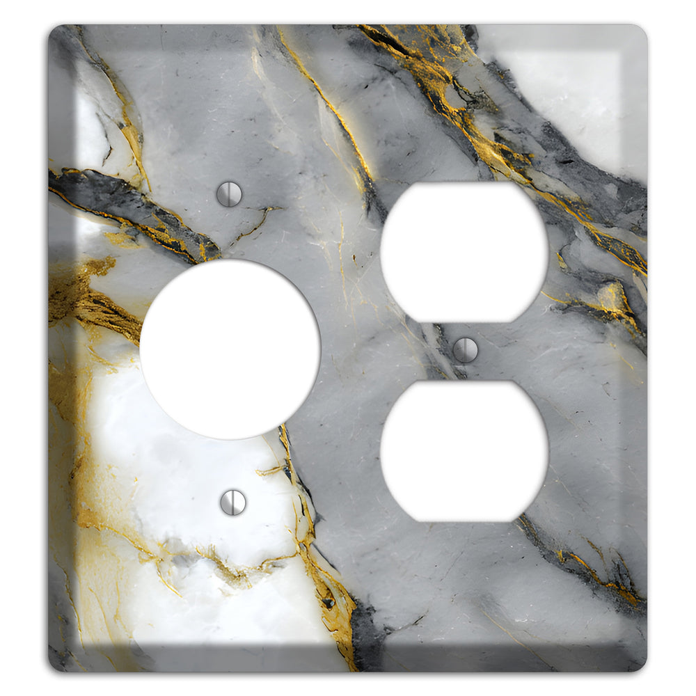 Finlandia Marble Receptacle / Duplex Wallplate