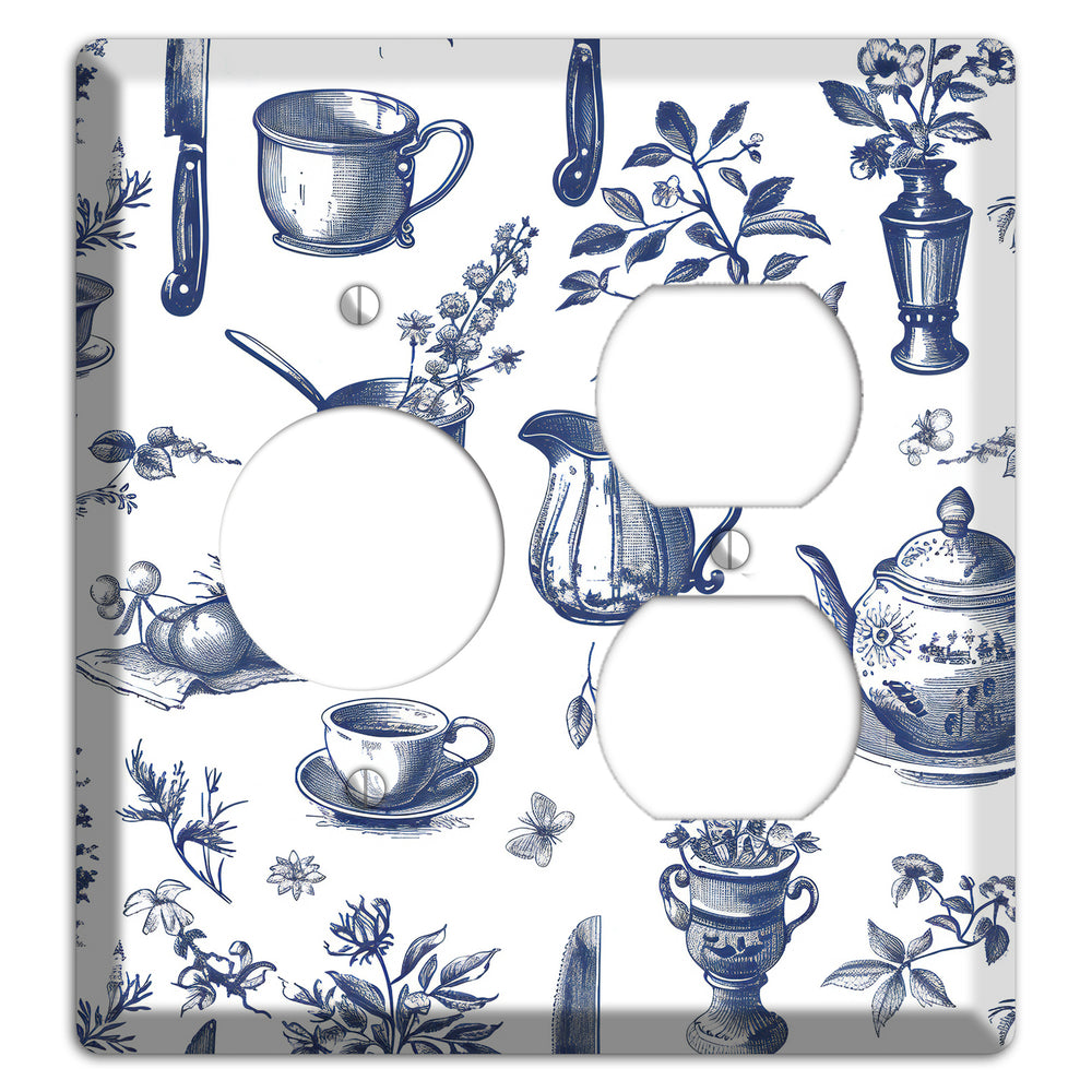 Pantry & Petals Receptacle / Duplex Wallplate