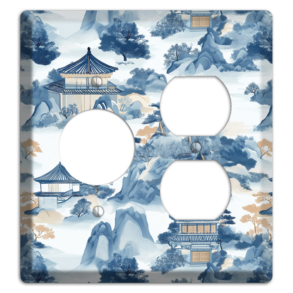 Jade Mountain Retreat Receptacle / Duplex Wallplate