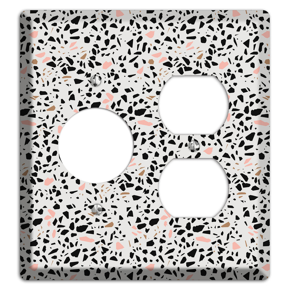 Monochrome Mix Receptacle / Duplex Wallplate