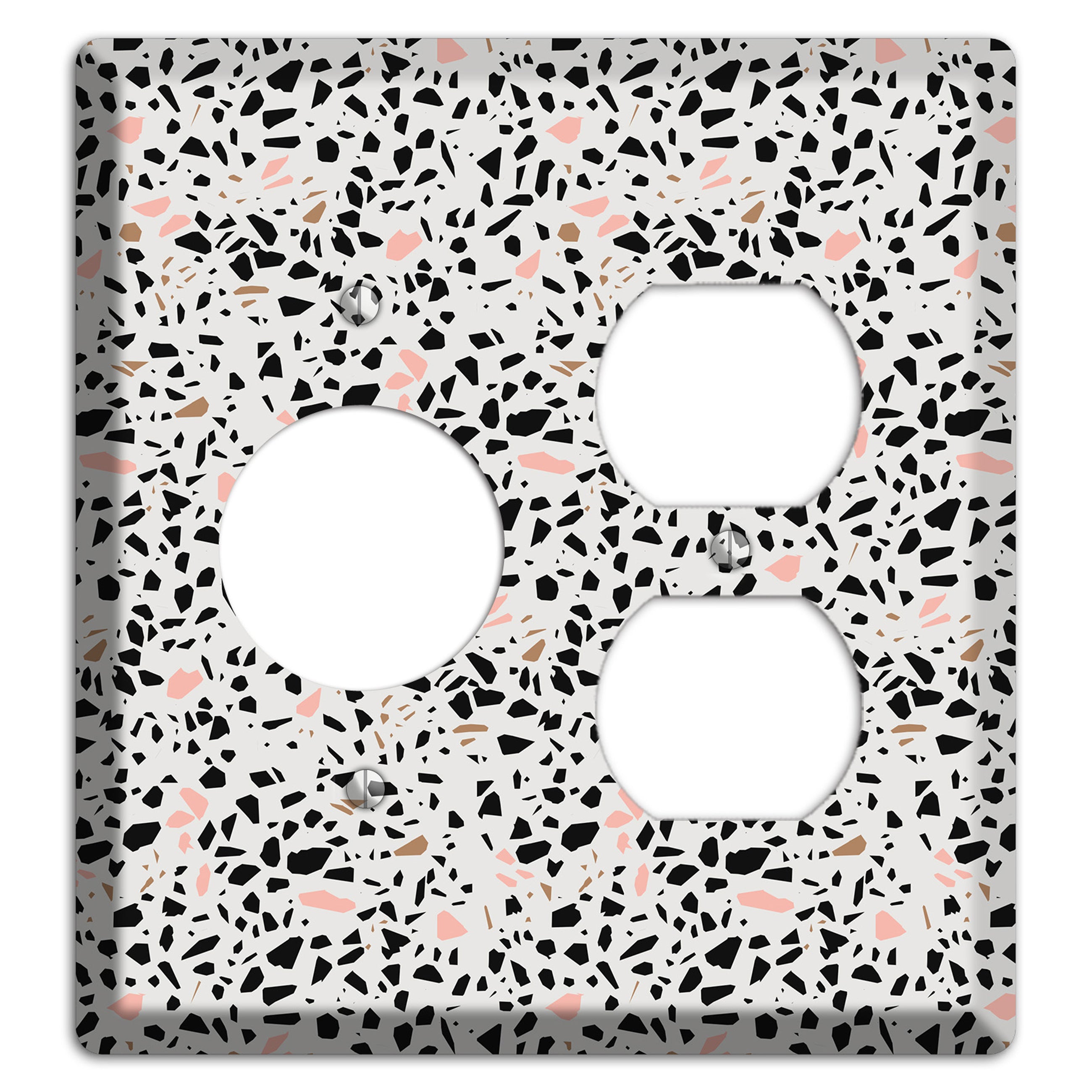 Monochrome Mix Receptacle / Duplex Wallplate