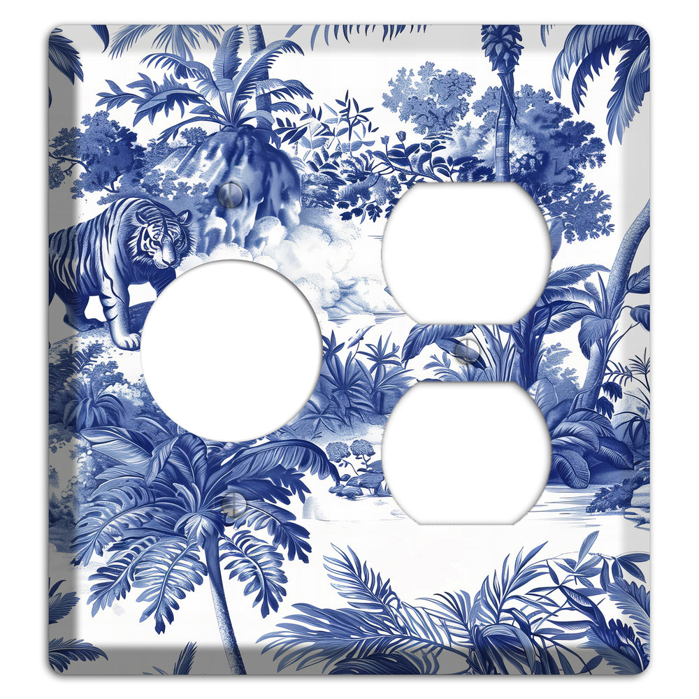 Bengal & Palm Receptacle / Duplex Wallplate