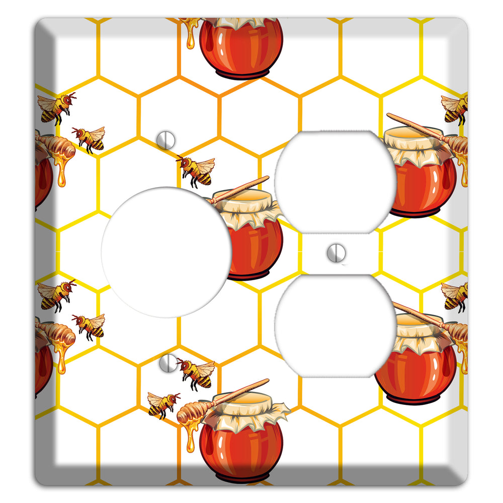 Honeypot & Hive Receptacle / Duplex Wallplate