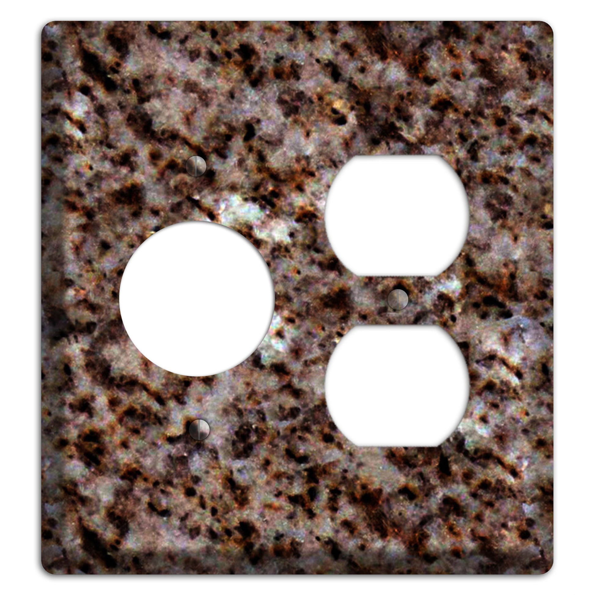 Baltic Brown Granite Receptacle / Duplex Wallplate