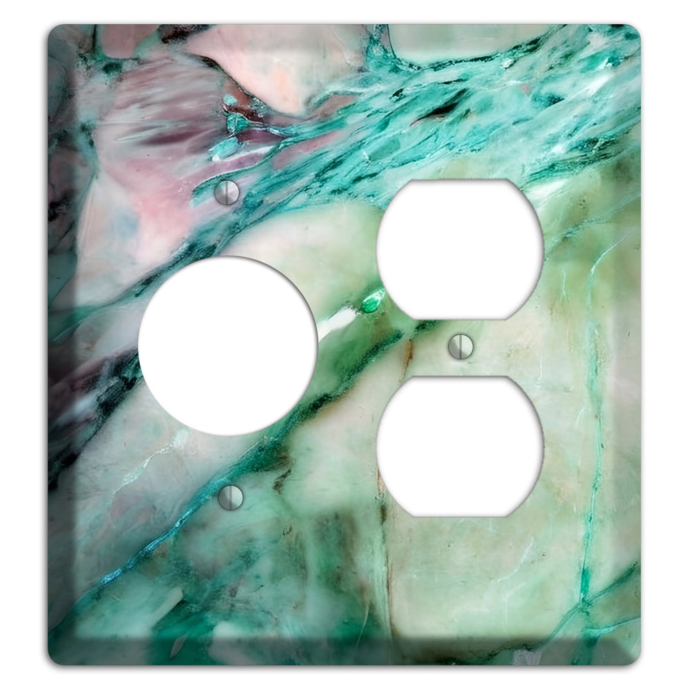 Monte Carlo Marble Receptacle / Duplex Wallplate
