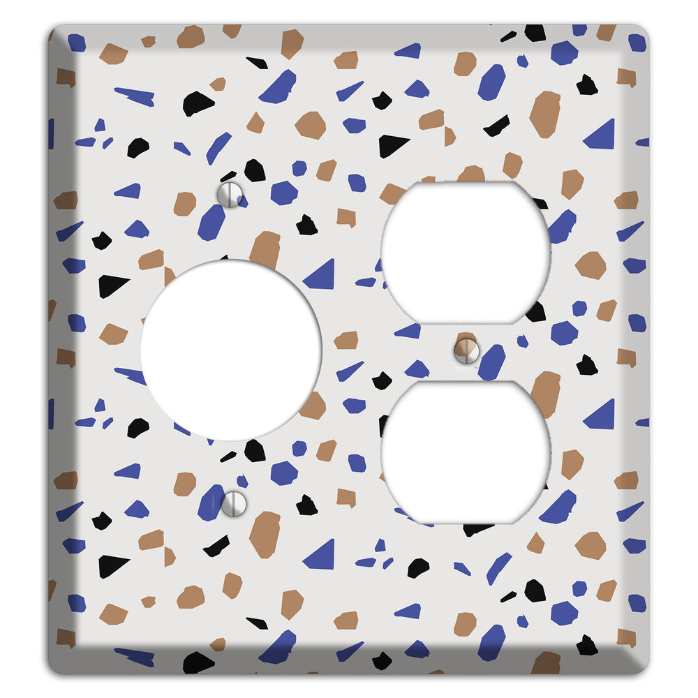 Retro Pop Terrazzo Receptacle / Duplex Wallplate